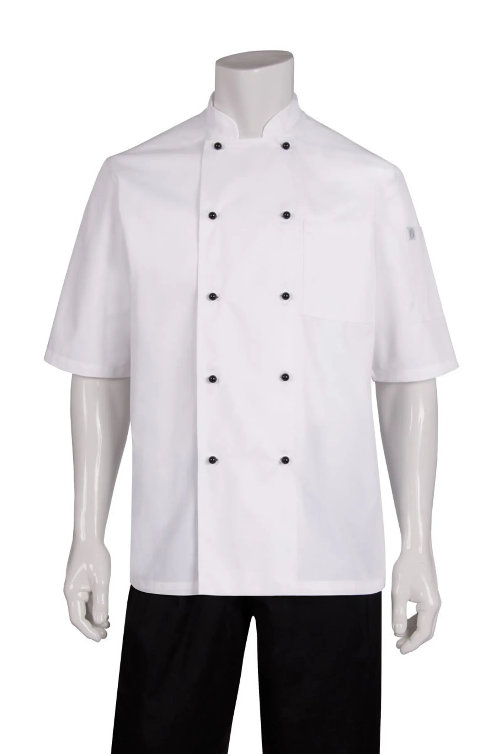 Chef Works MBSS Macquarie White Basic Chef Jacket