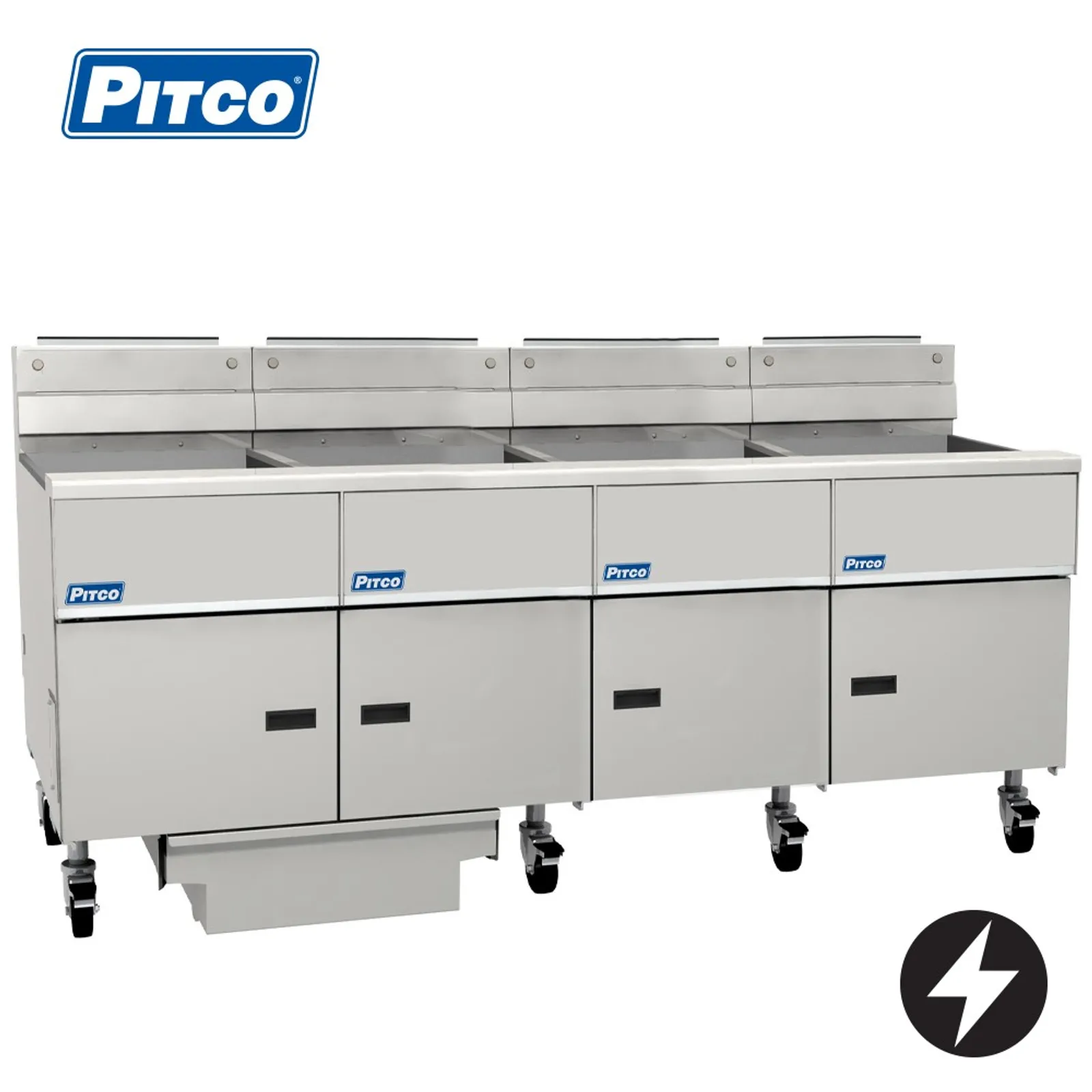 Pitco SE18-4/FD - Solstice 4 Bank Fryer Fryer, Electric