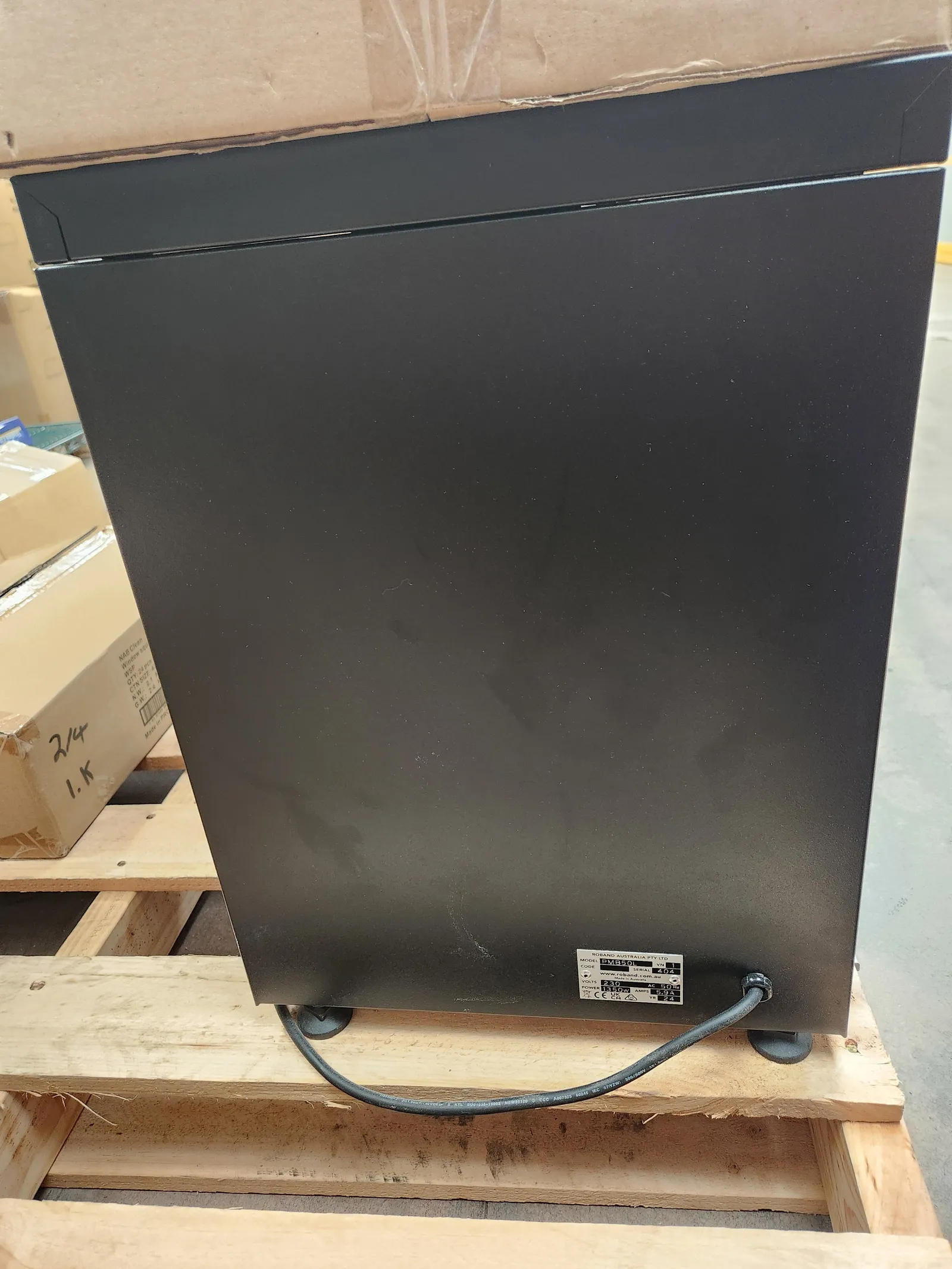 Roband PMB50L - Black Pie Warmer - 50 Pies - USED