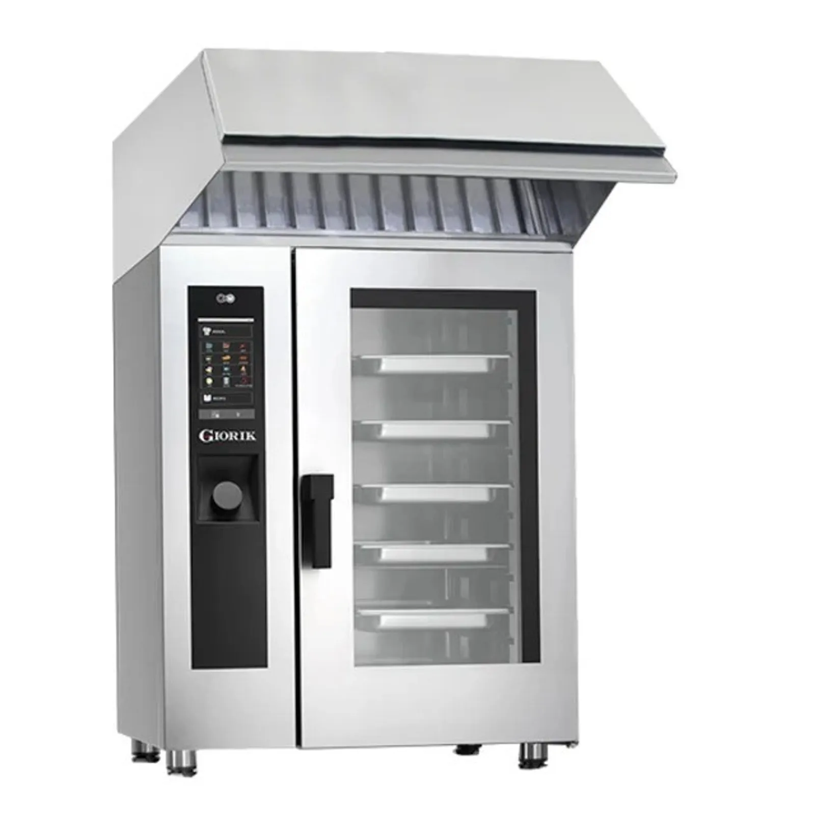 Giorik SEHE101WT.RO.H Steambox Evolution Boiler Electric Combi Oven & Ventless Hood | 10 x 1/1GN