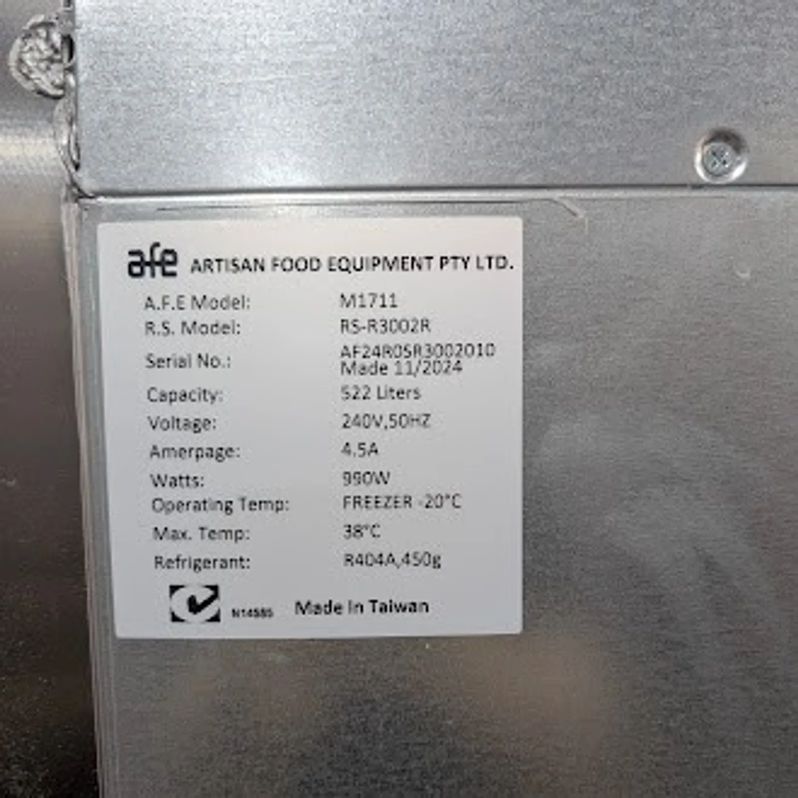 Artisan M1711 Bakers Buddy - 1 Door Upright Commercial Freezer - Clearance