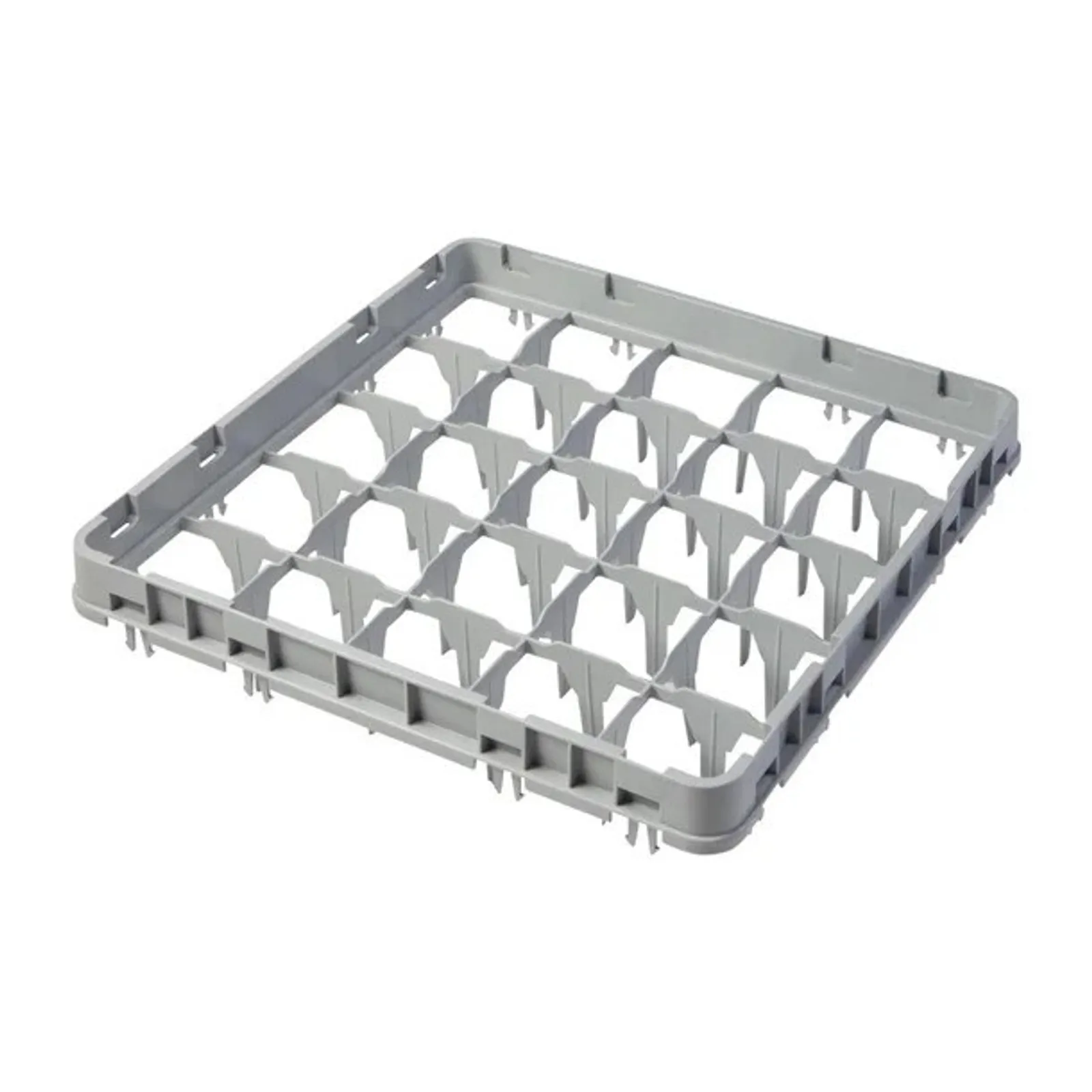 Cambro DD592 - Glass Rack Extender 25 Compartment - Grey