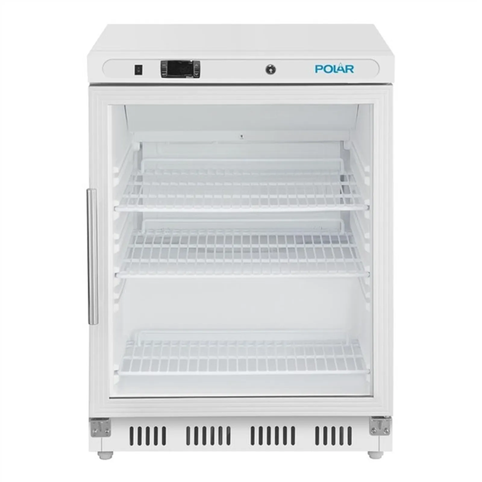 Polar CZ785-A - Under Counter White Display Fridge 150Ltr