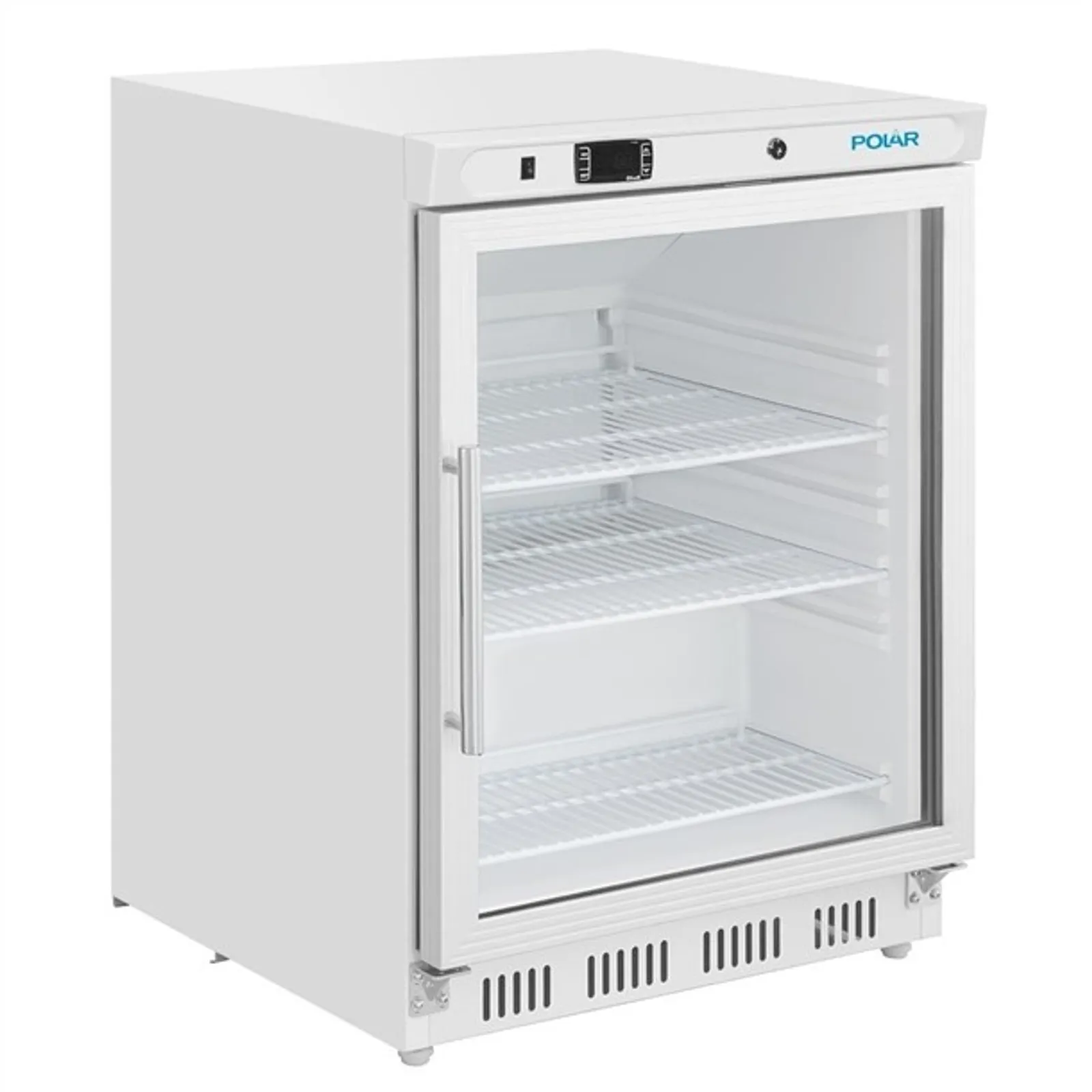 Polar CZ785-A - Under Counter White Display Fridge 150Ltr