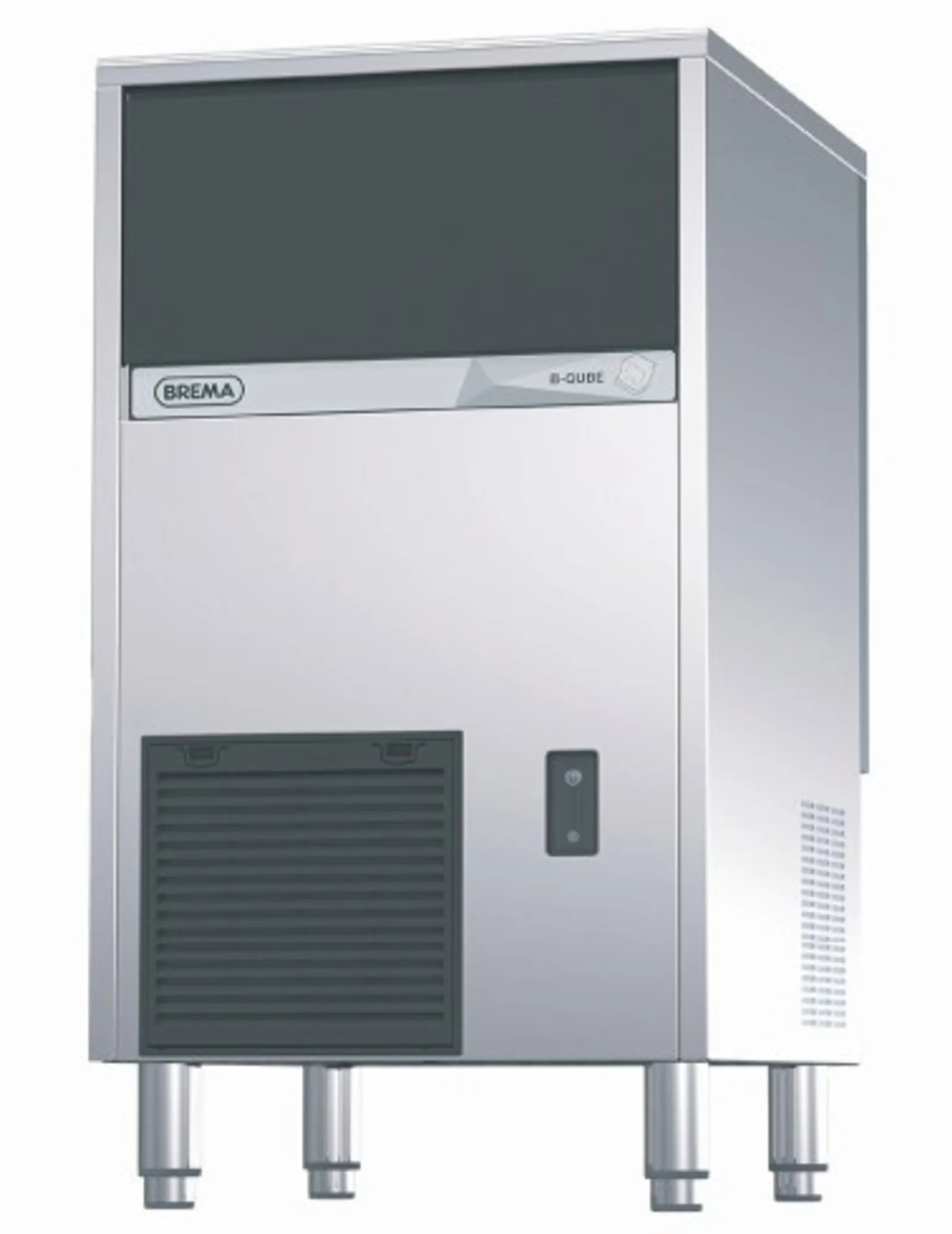 Brema CB425A-HCQ-DP - 23G Ice Maker w.Internal Storage Bin UpTo 48Kg Production 25Kg Storage AWS R290 refrigerant