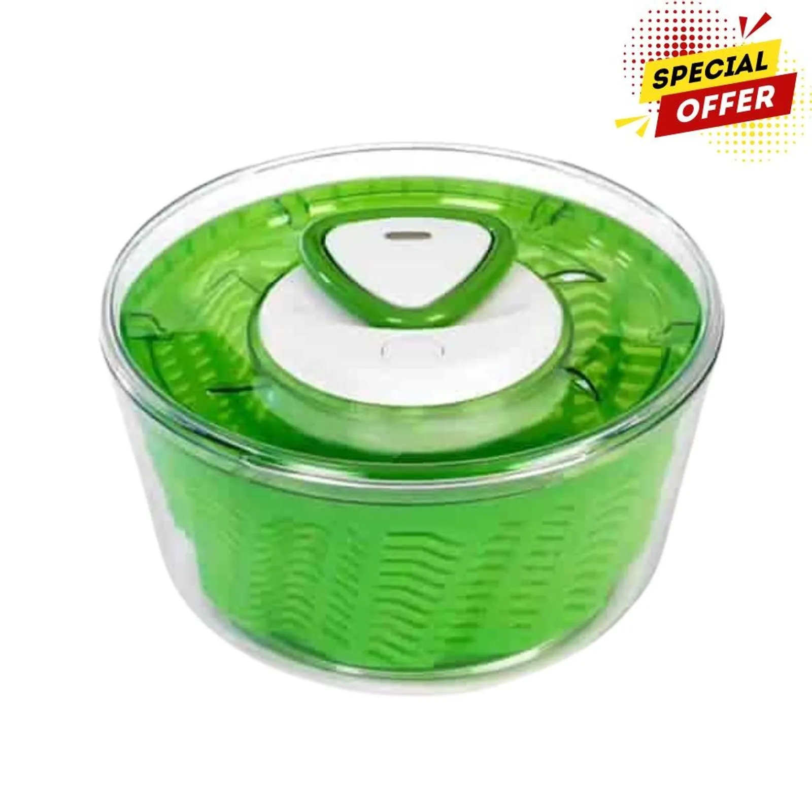 Zyliss 1230 - Easy Spin 2 Large Salad Spinner Green