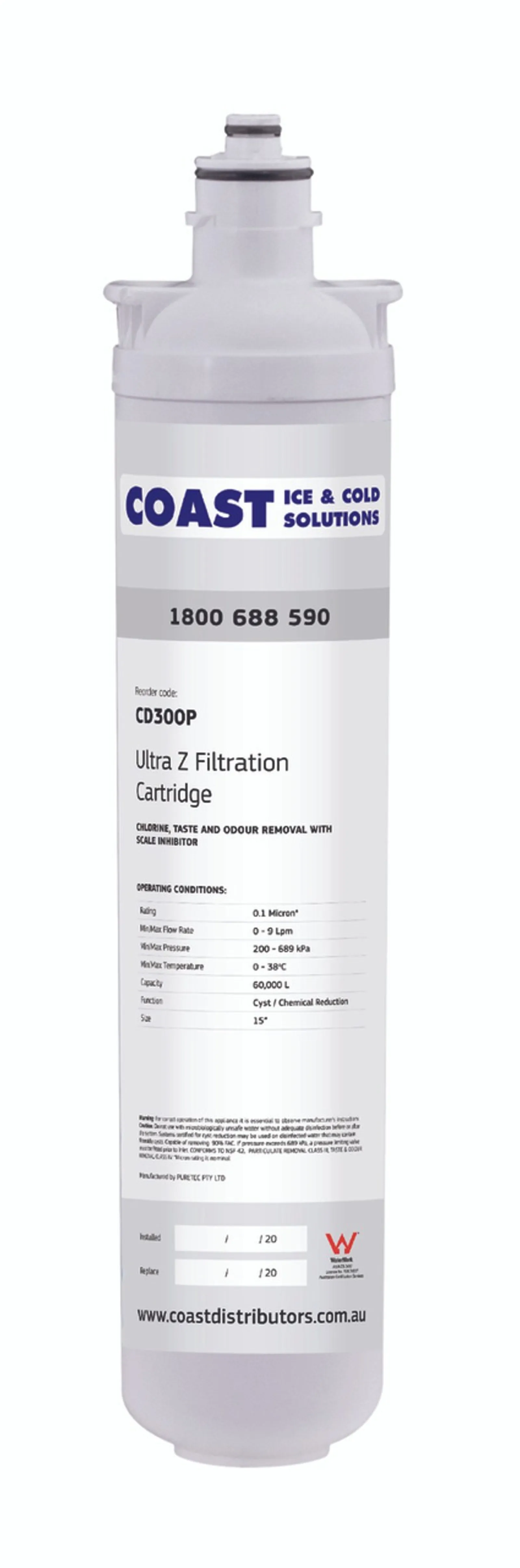 Coast CD300P - Replacement Cartridge for CD30