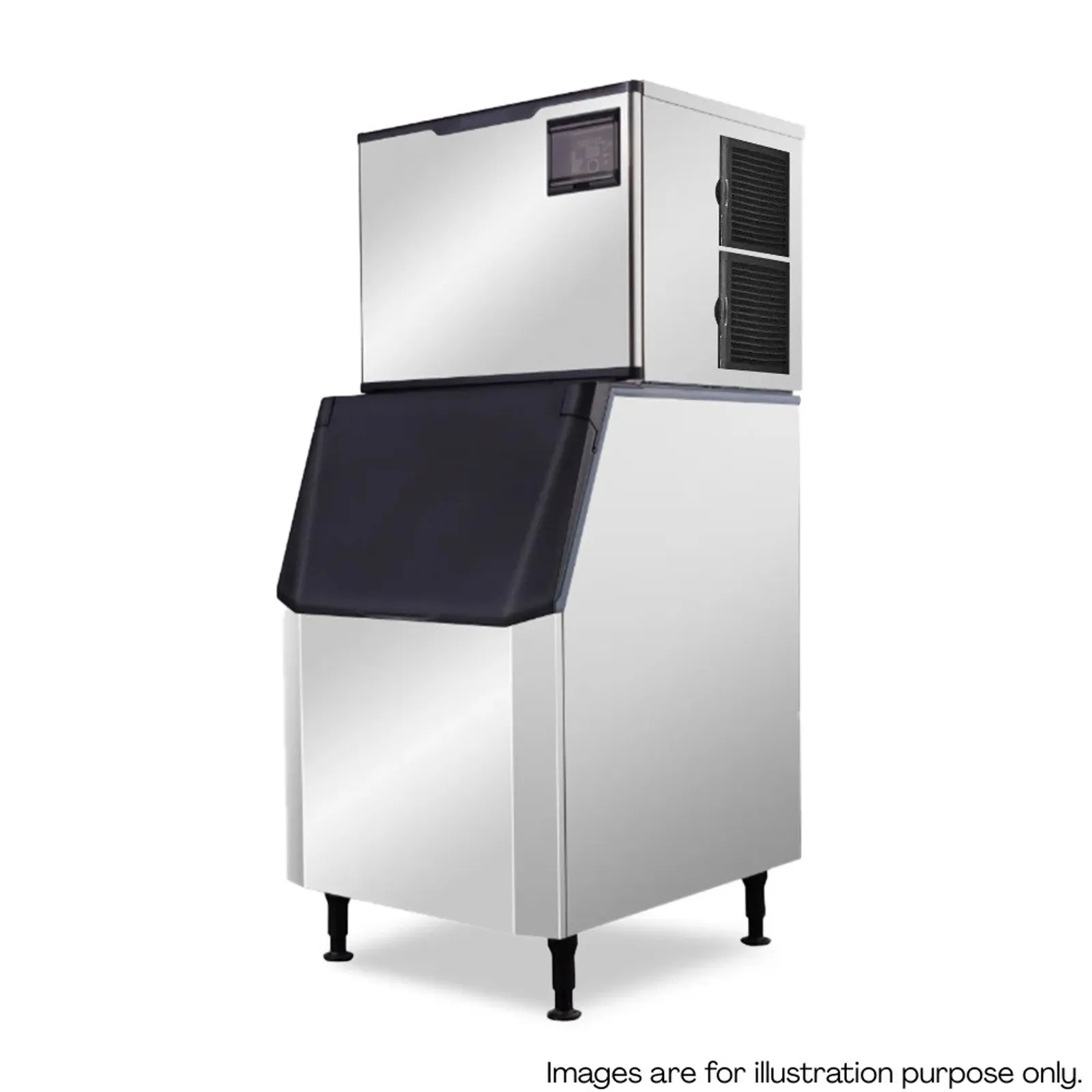 AG Equipment ICE227 - Free Standing Modular Ice Machine Cube Ice - 225Kg/24Hr