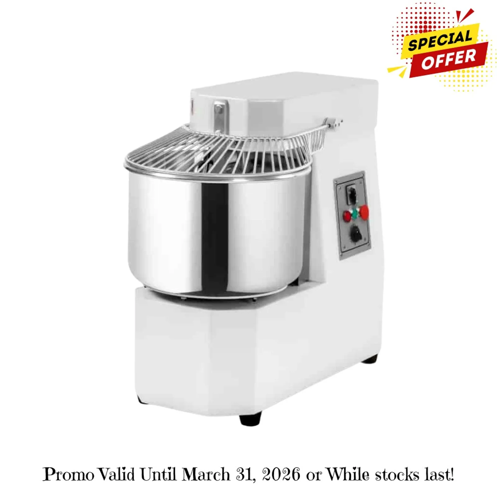 AG Equipment SPMF40 - 40 Litre Commercial Spiral Mixer