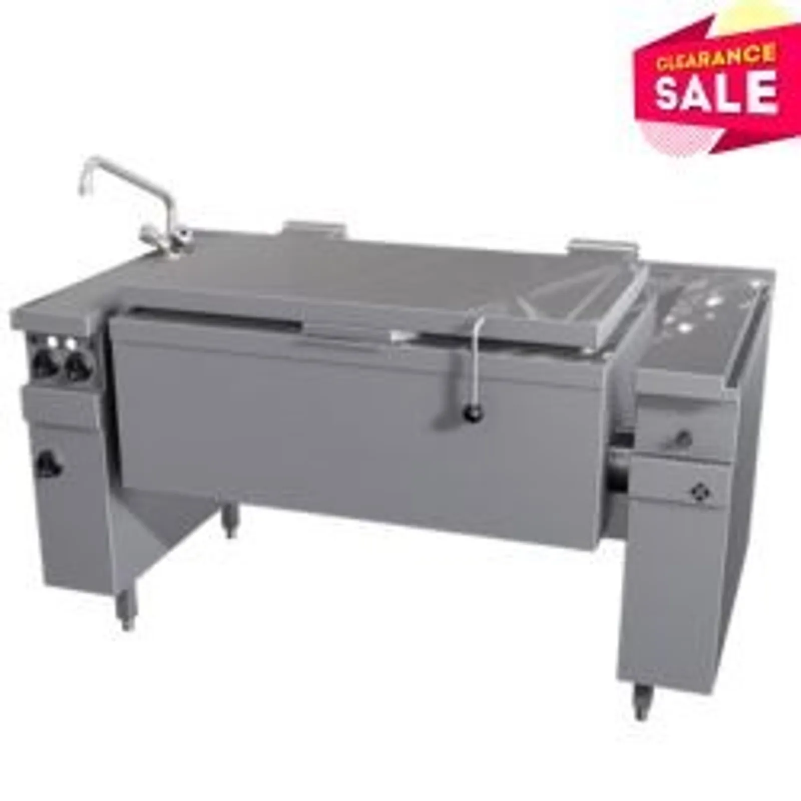 MKN 100191144 - Electric Bratt Pan 3-1 Motorised Tilting 116L - Clearance