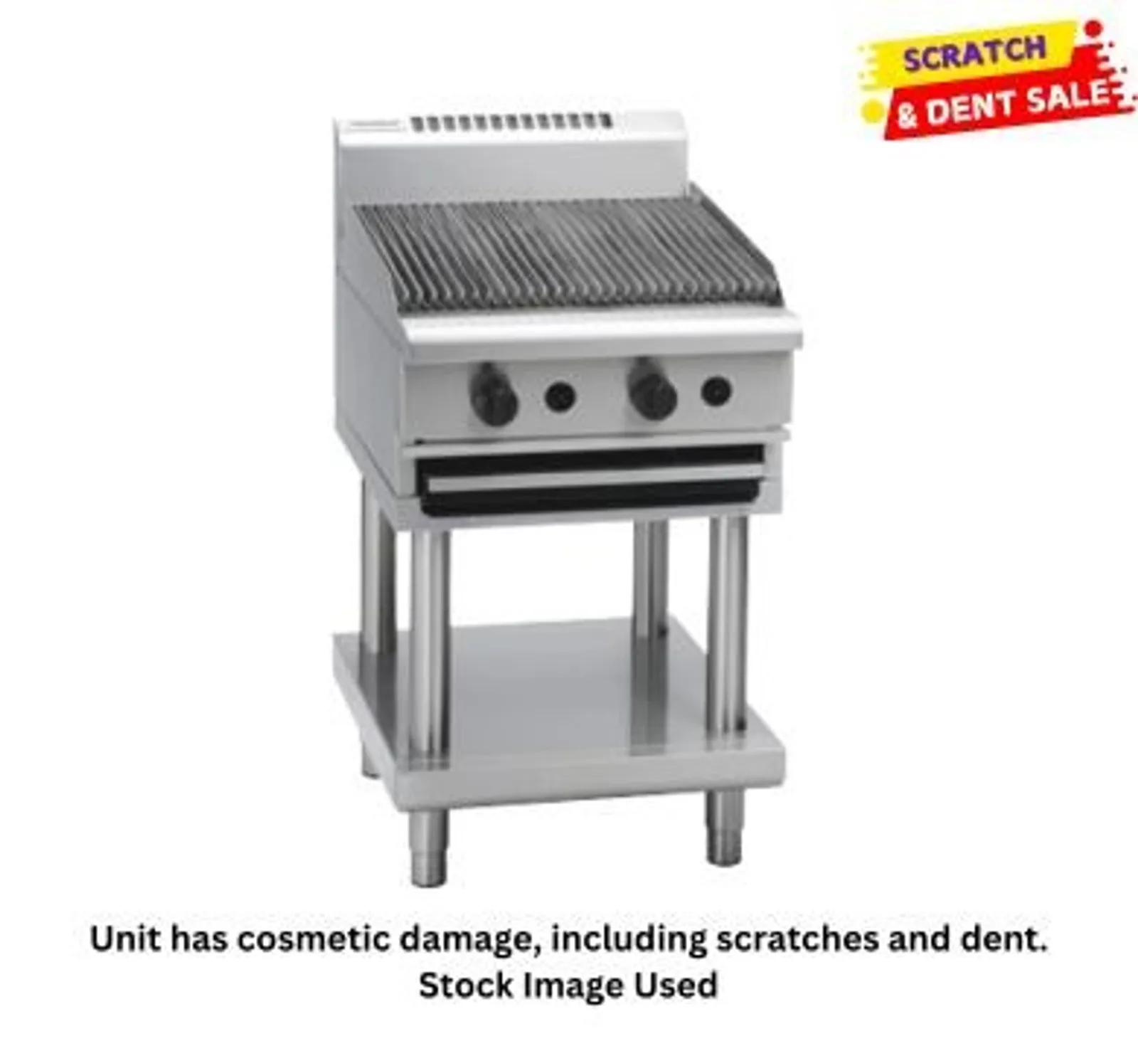 Waldorf 800 Series CH8600G-LS - 600mm Gas Chargrill Leg Stand - Clearance