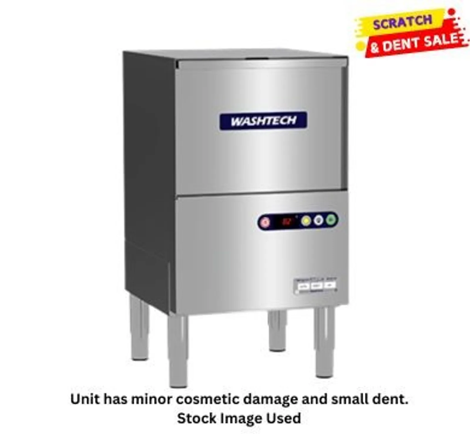 Washtech GE - Economy Compact Glasswasher - 365mm Rack - Clearance (3)