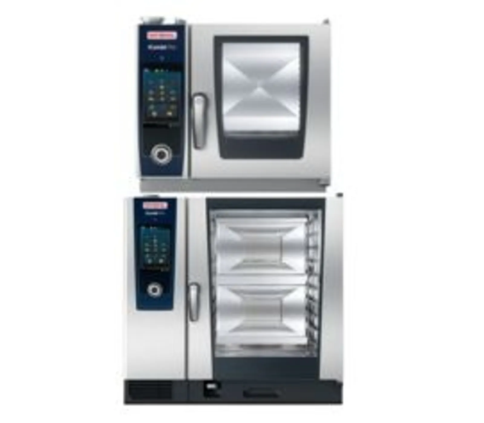 Rational Duo iCombi Pro XS 6-2/3 GN Electric Combi Oven on 10-2/1 GN Electric Combi Oven