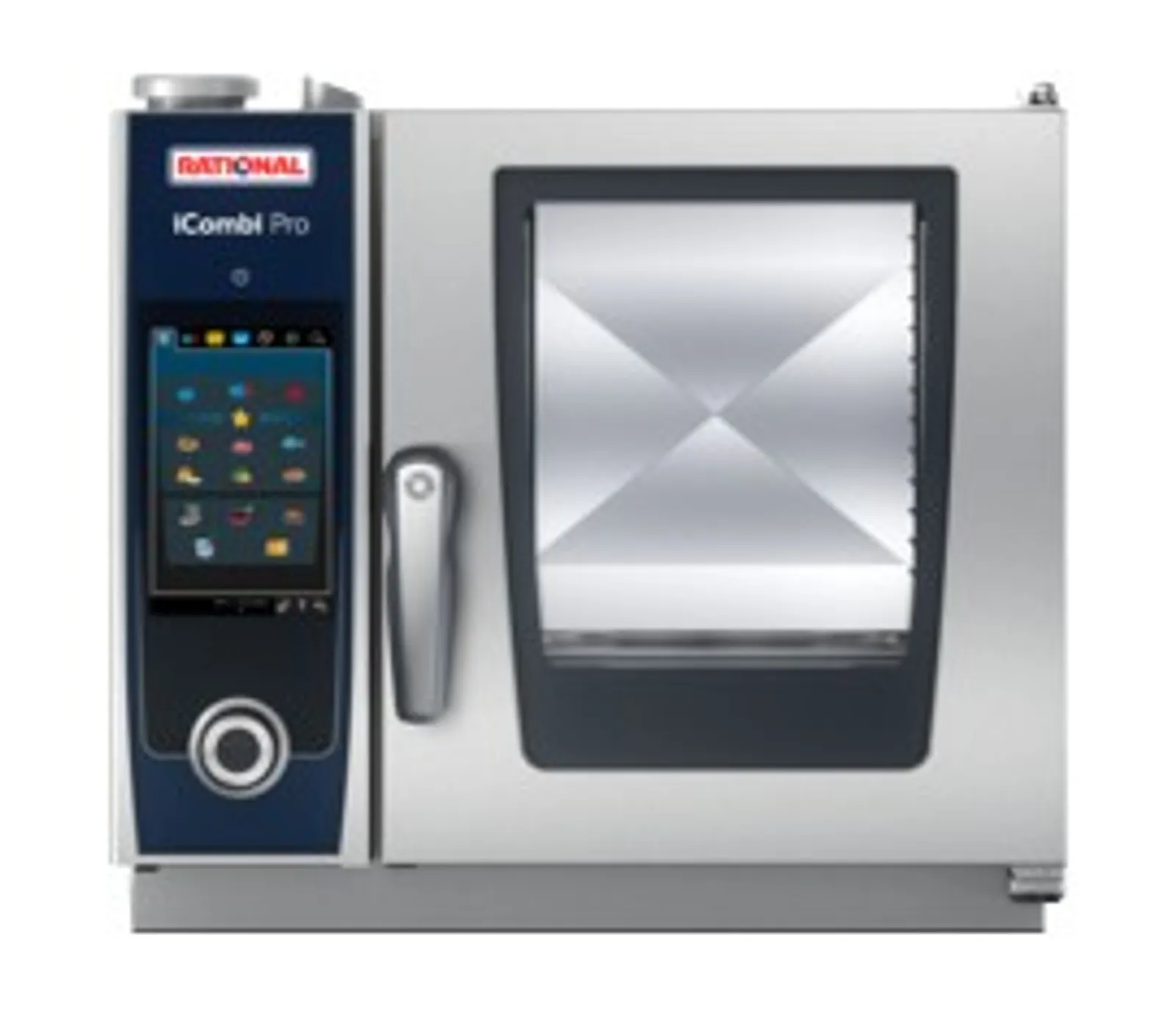 Rational Duo iCombi Pro XS 6-2/3 GN Electric Combi Oven on 10-2/1 GN Electric Combi Oven