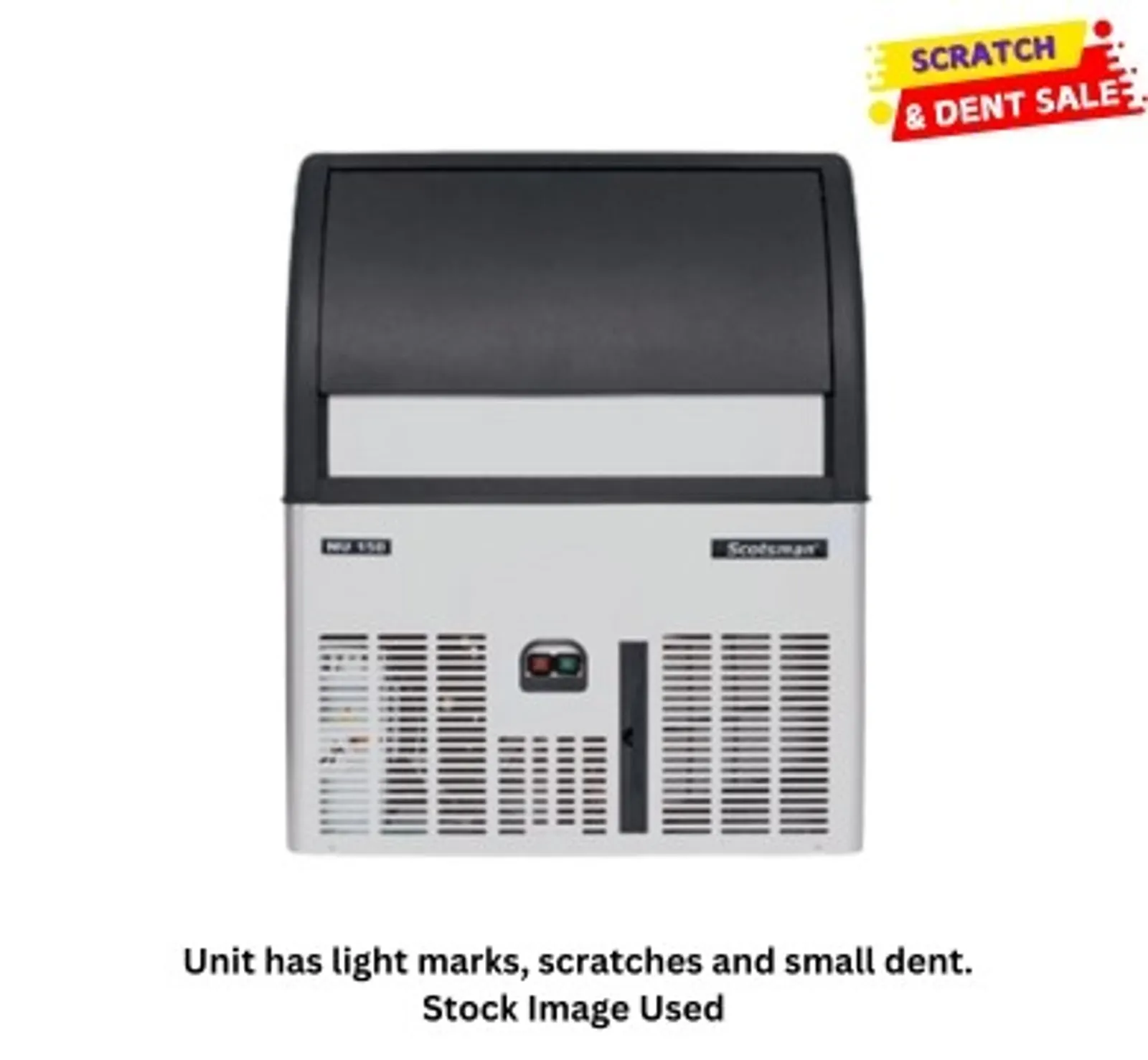 Scotsman NUH 100 AS OX - 45kg - XSafe Self Contained Dice Ice Maker - Clearance (2)