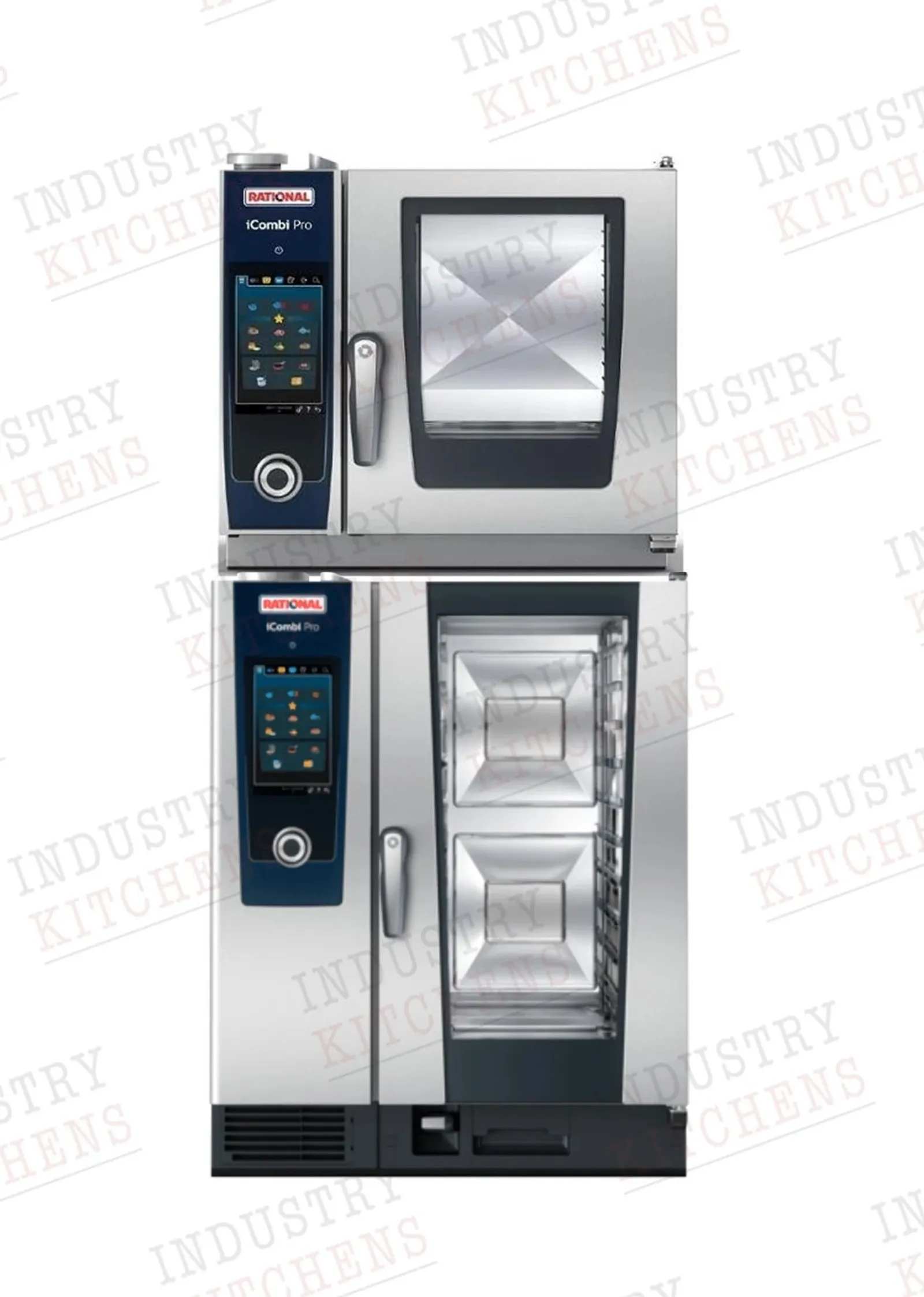 Rational Duo iCombi Pro XS 6-2/3 GN Electric Combi Oven on 10-1/1 GN Electric Combi Oven