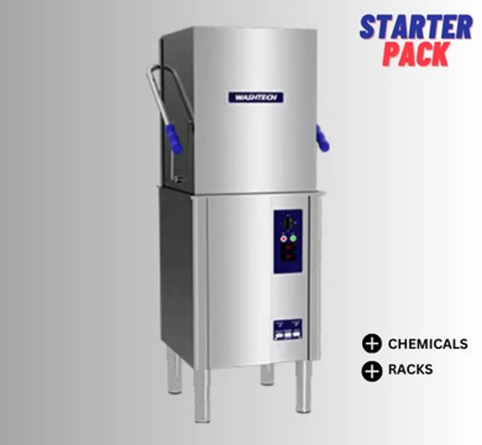 Washtech XM - Economy Passthrough Dishwasher - 450mm Rack - Clearance