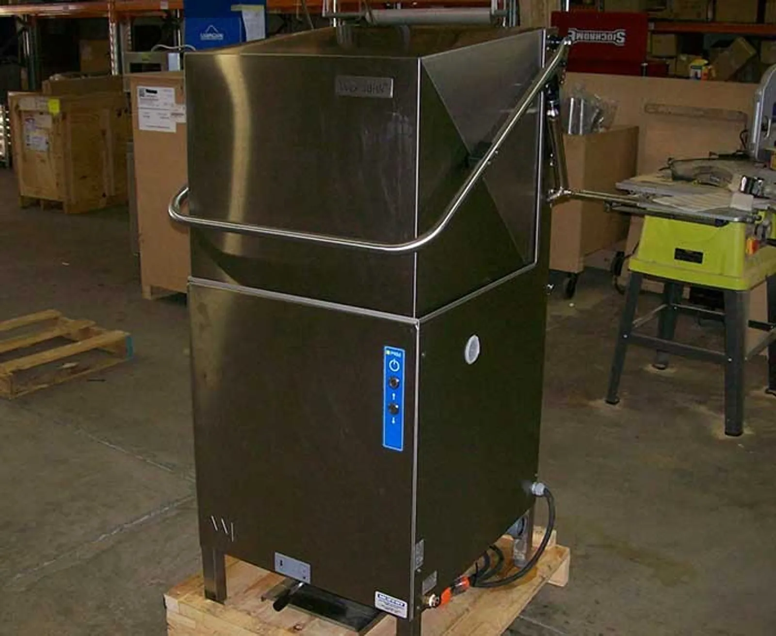 WEXIODISK WD-PRM-6 PASSTHROUGH PRE-RINSE WASHER WITH AUTO HOOD - Clearance