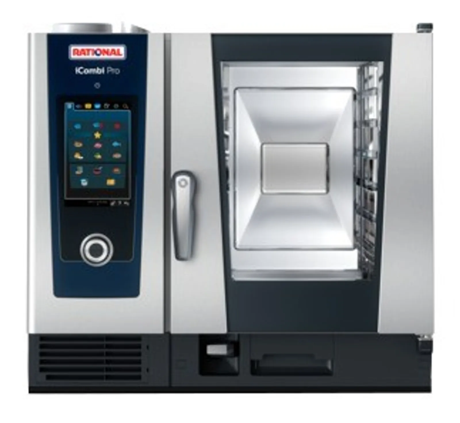 Rational Duo iCombi Pro 6-1/1 GN Gas Combi Oven on 6-2/1 GN Electric Combi Oven