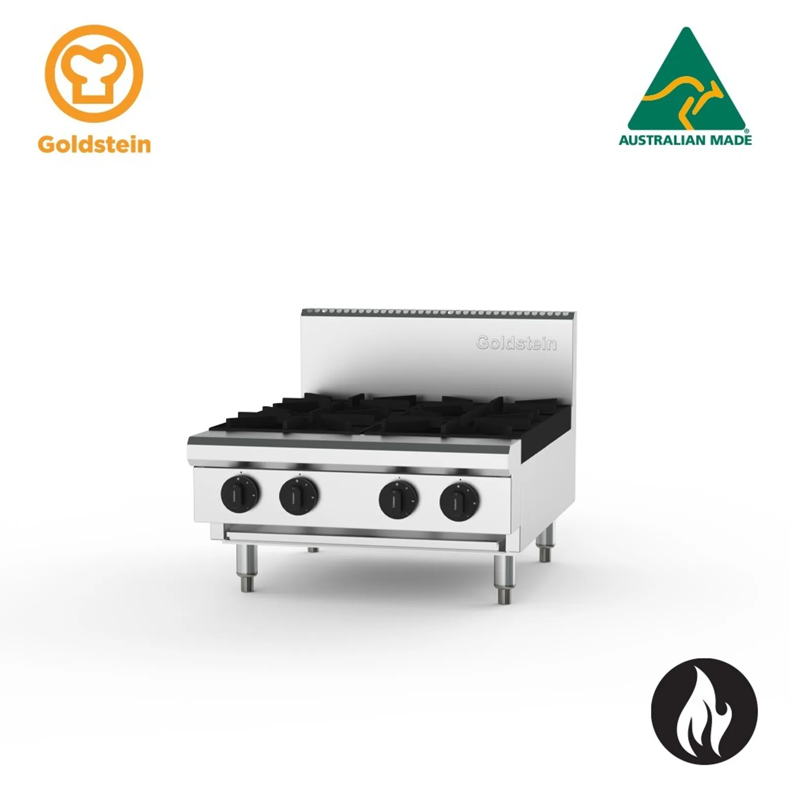 Goldstein PFB24-X - 4 Burner Gas Cooktop