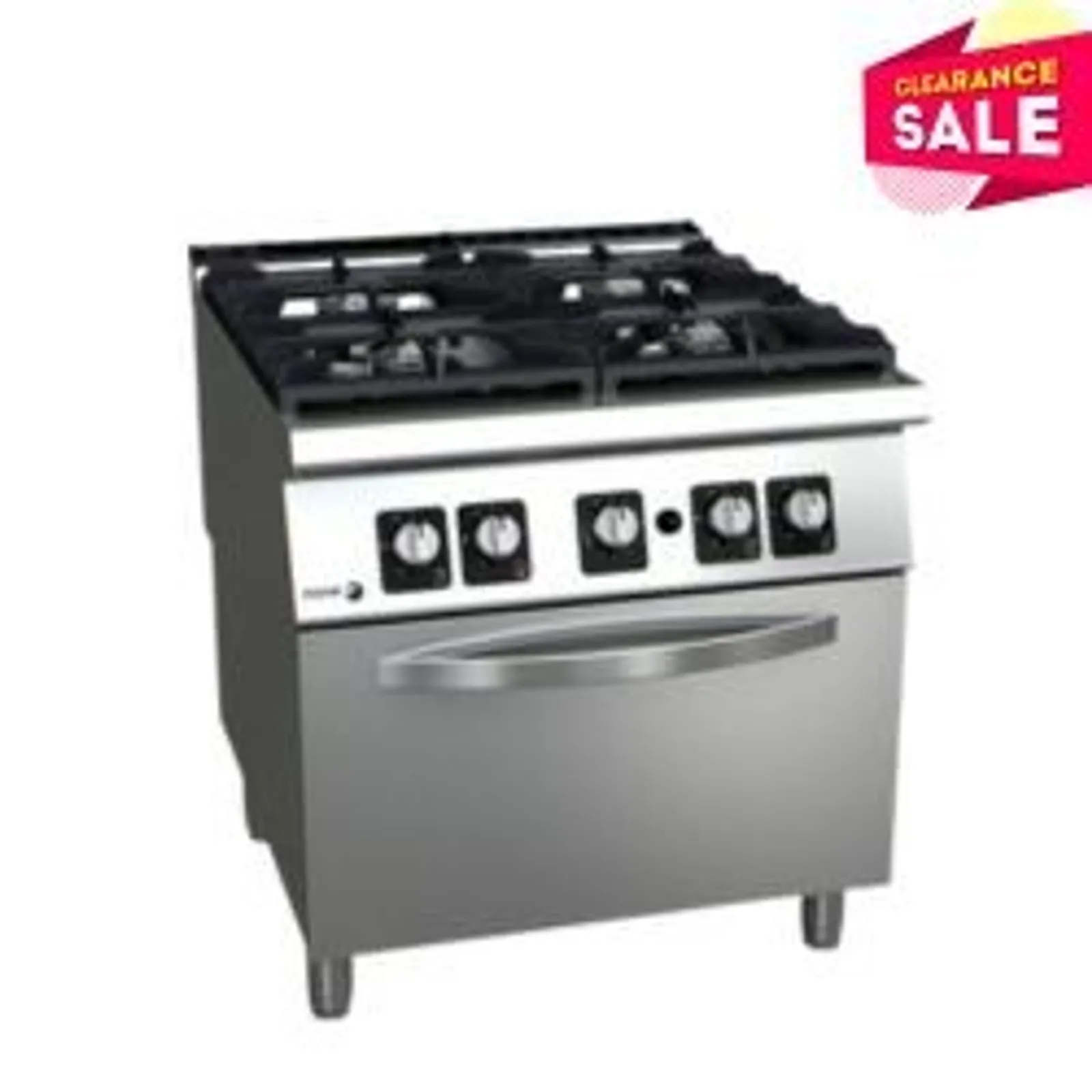 Fagor Professional C-G941H - Kore 900 Series Gas 4 Burner with Gas Oven - 2NDs