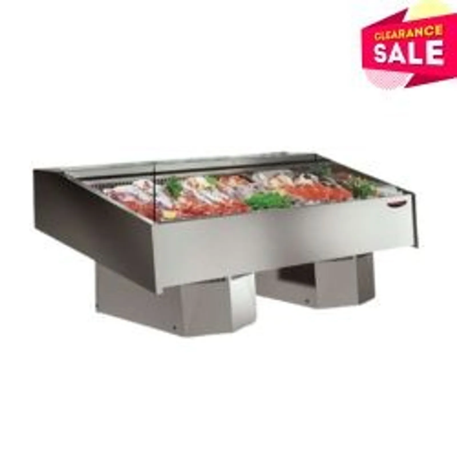 Multiplexable Serve-over FSG1500 - Refrigerated Fish Open Display 1540mm - 2NDs