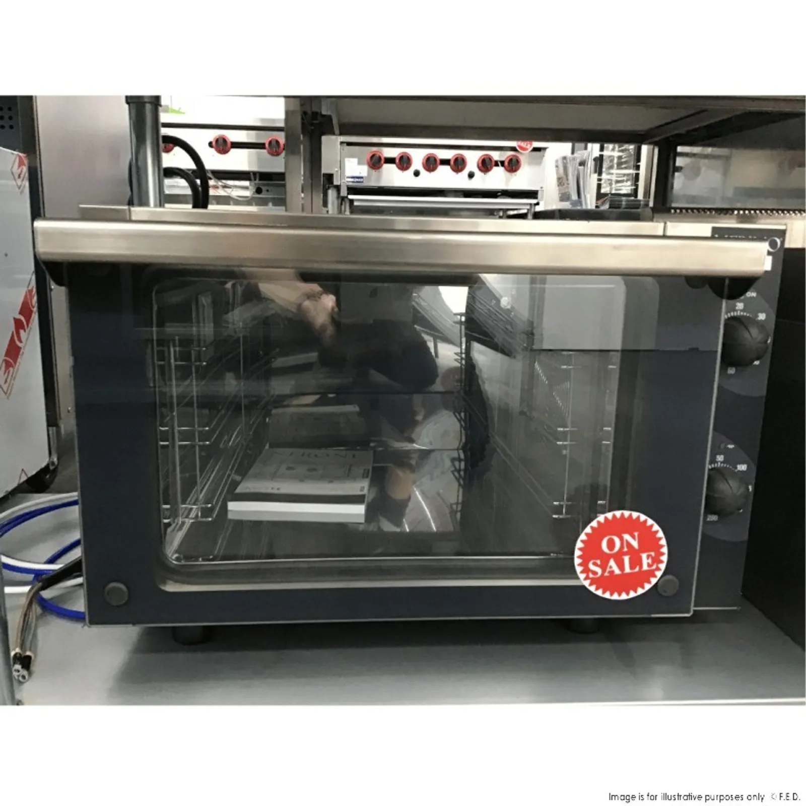 Tecnodom TD-3NE - Nerino 3x GN 2/3 Tray Convection Oven - 2NDs