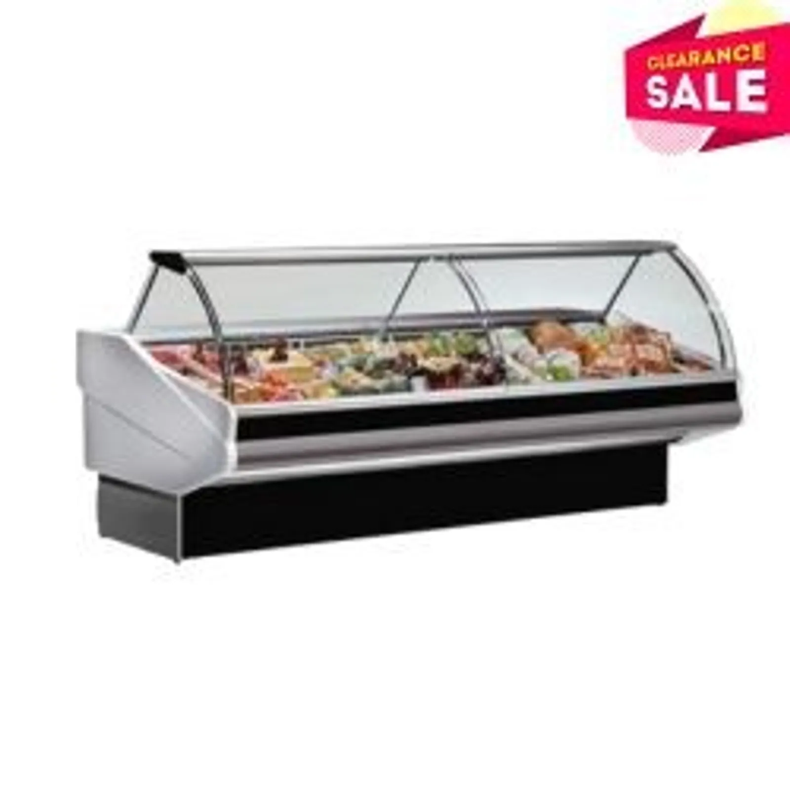 Tecnodom PAN2000 - Curved Front Glass Deli Display - 2NDs