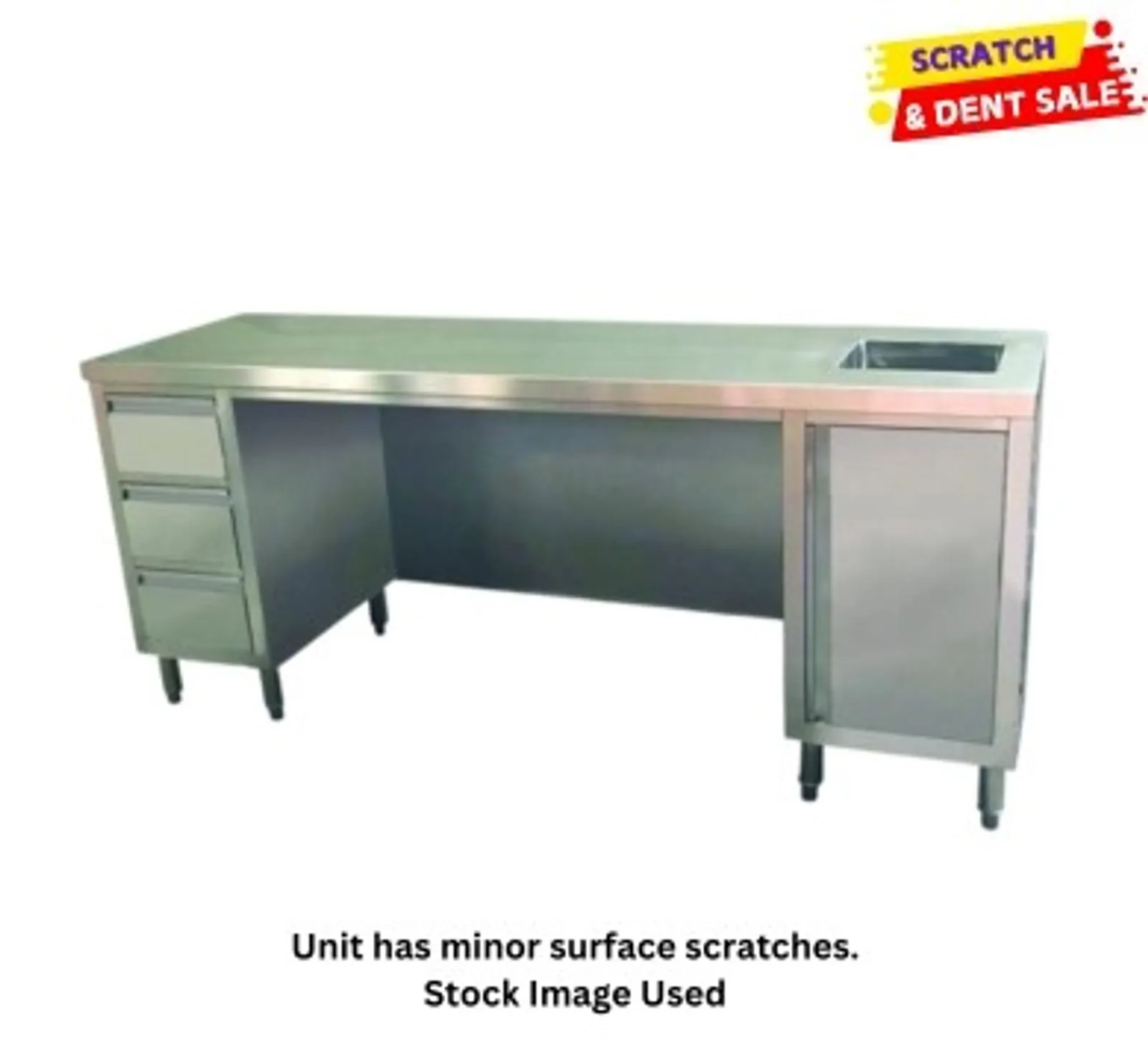 Modular Systems SS6-2100R-H - Multipurpose Utility Bench with Sink - 2NDs