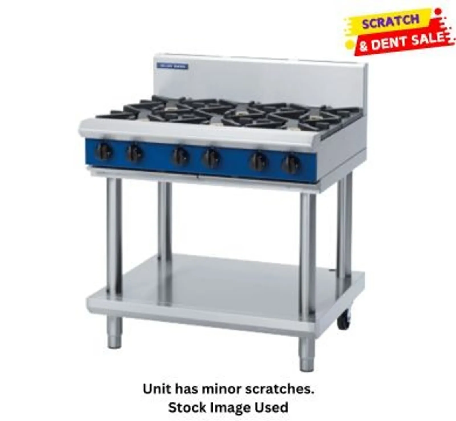 Blue Seal Evolution Series G516D-LS - 900mm Gas Cooktop Leg Stand - Clearance