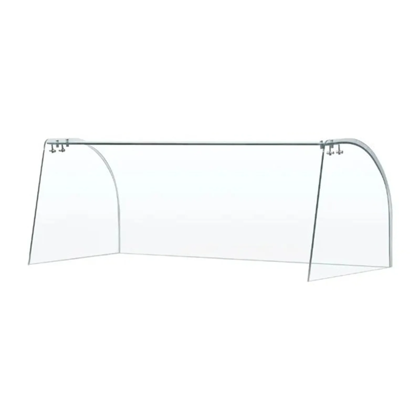 Polar FT282 - Curved Glass Sneeze Guard Assembly