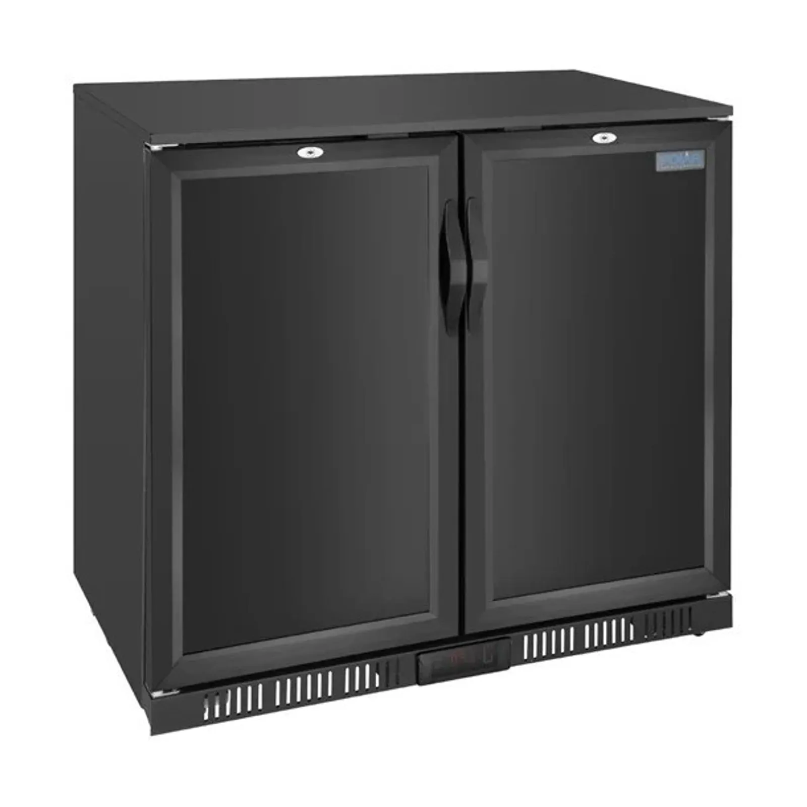 Polar GE998-A - 850mm Double Door Back Bar Cooler Solid Door 198 Ltr