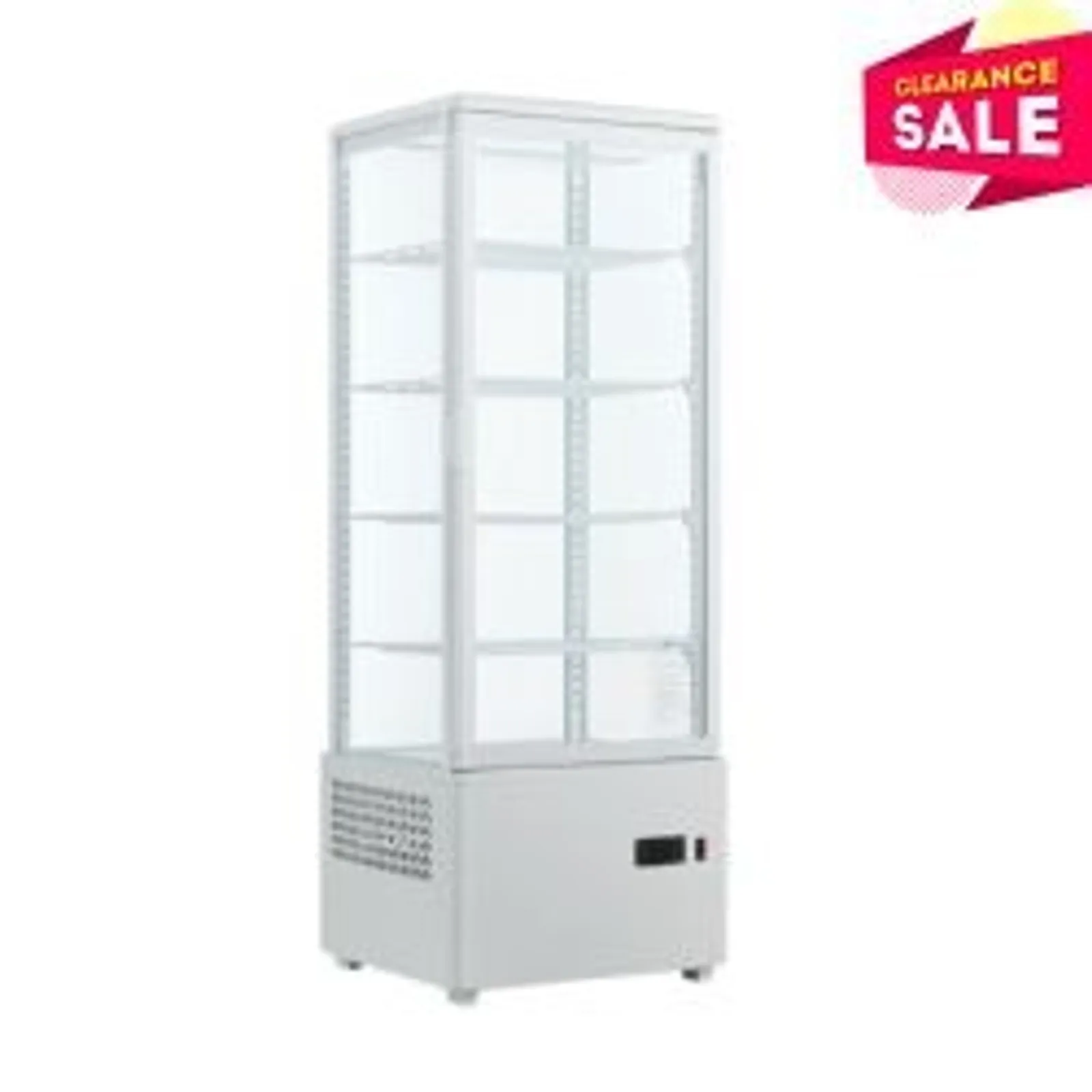 Thermaster TCBD108L - Four Sided Countertop Display Fridge 447x400x1194mm - Clearance (4)
