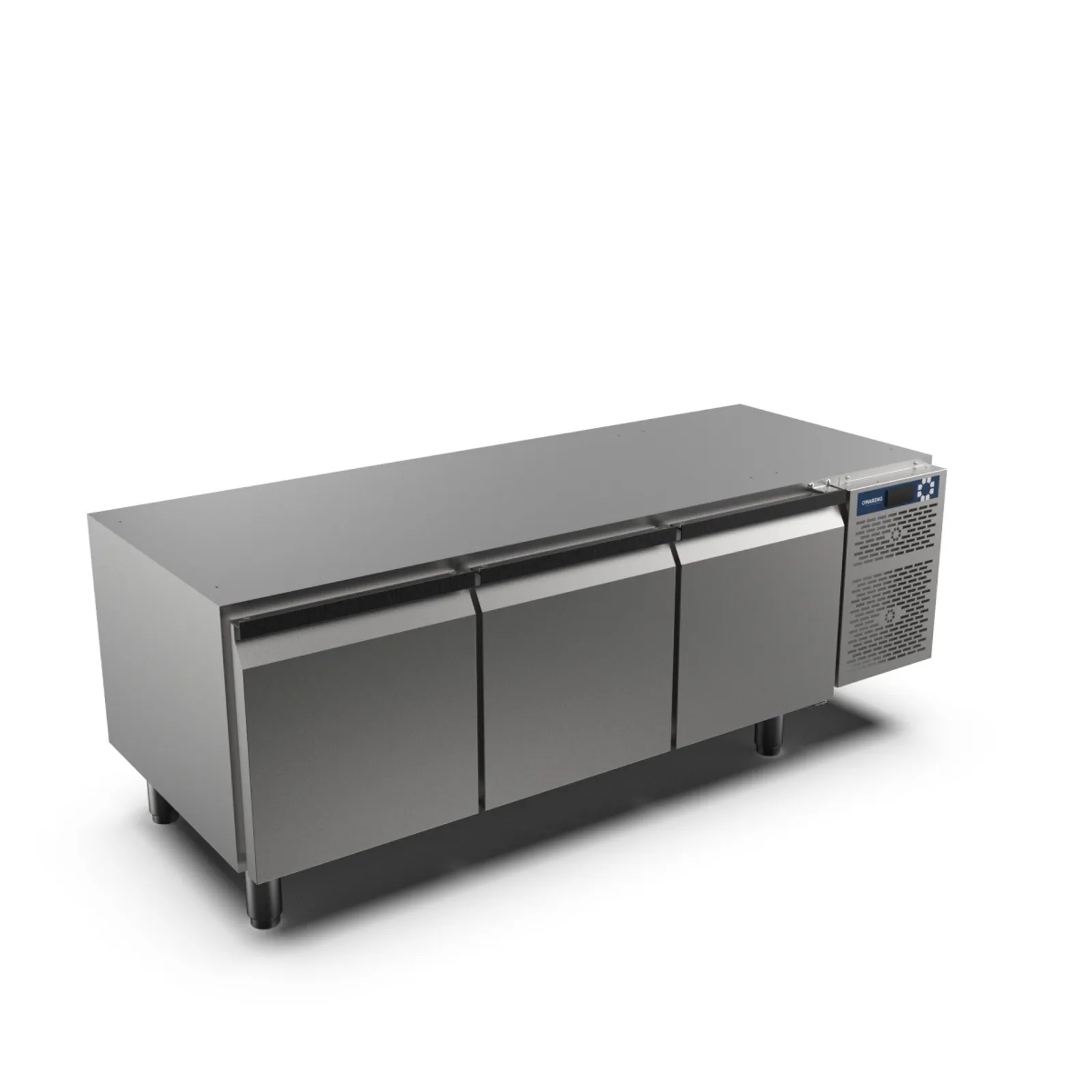 Mareno BRT3PTNSP - M1 3 Door Fridge Counter Without Worktop