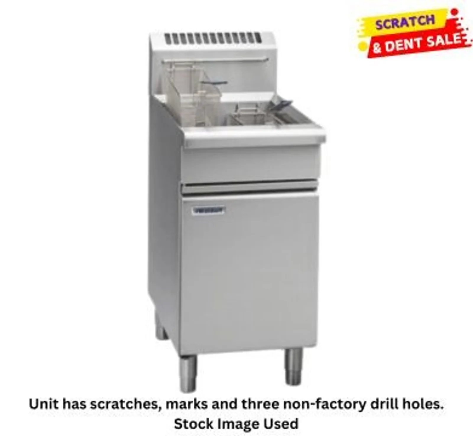 Waldorf 800 Series FN8120G - 450mm Single Pan Gas Fryer - Clearance