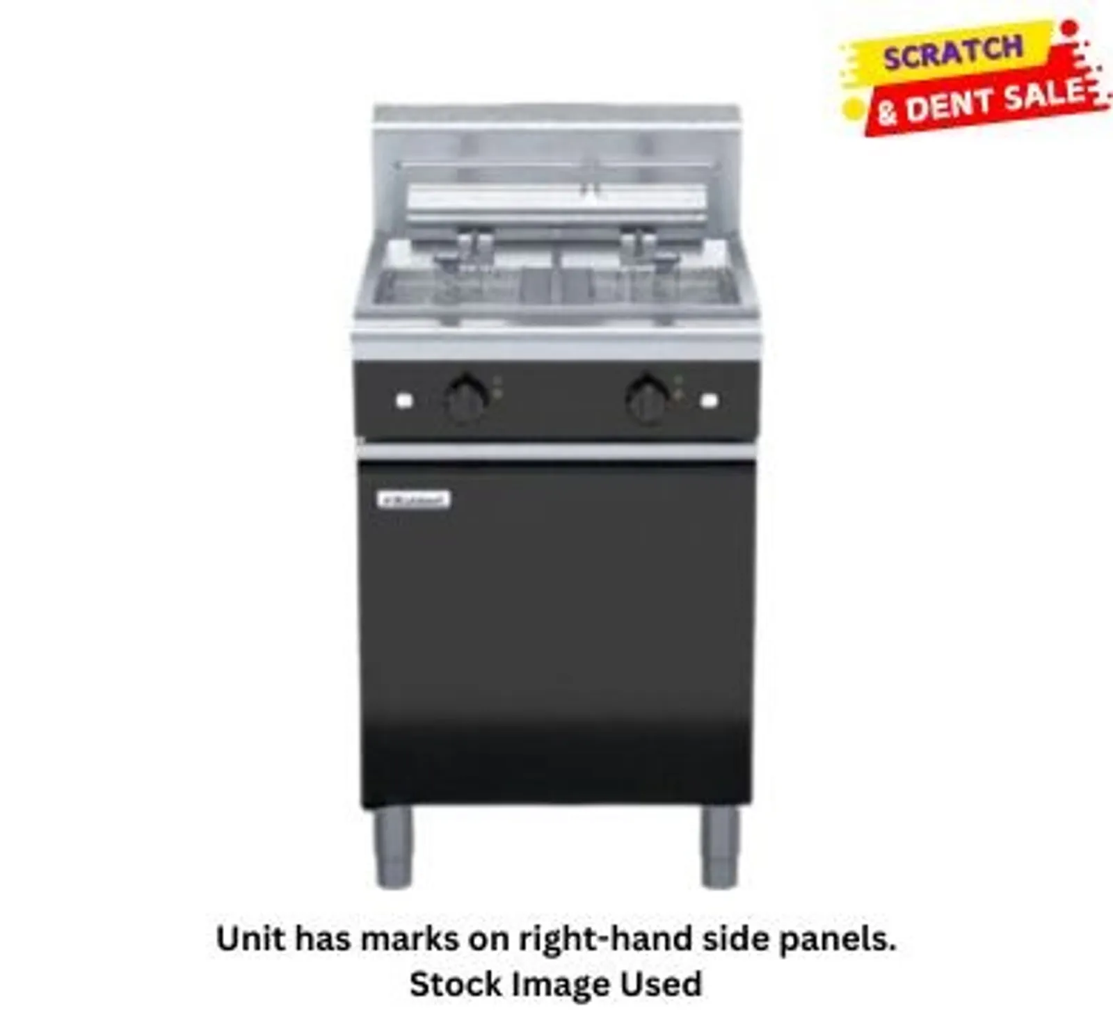 Waldorf Bold FNB8235E - 600mm Twin Pan Electric Fryer - Clearance