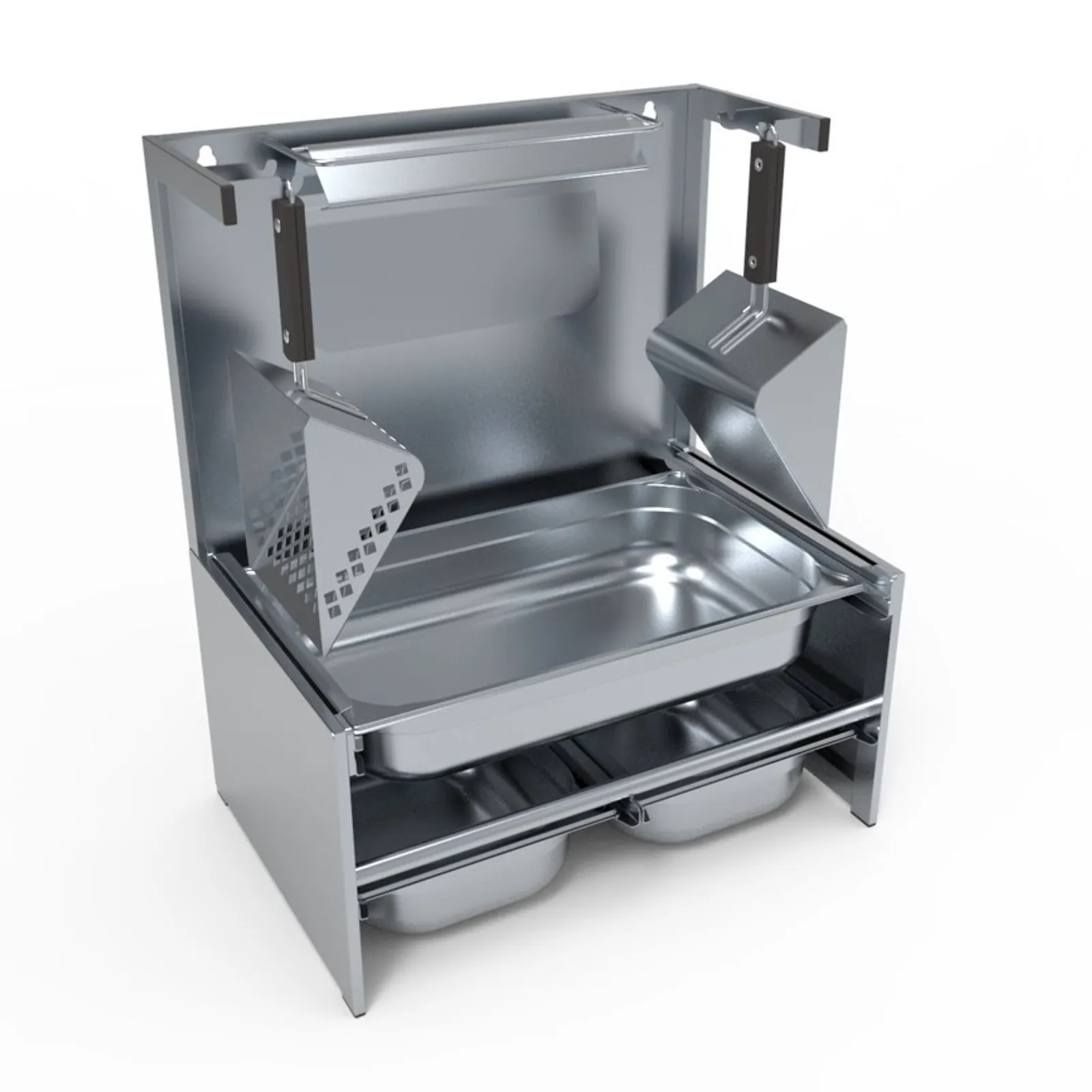 MKN 10027017 - Shelf unit in between MKN FlexiChef Team appliances