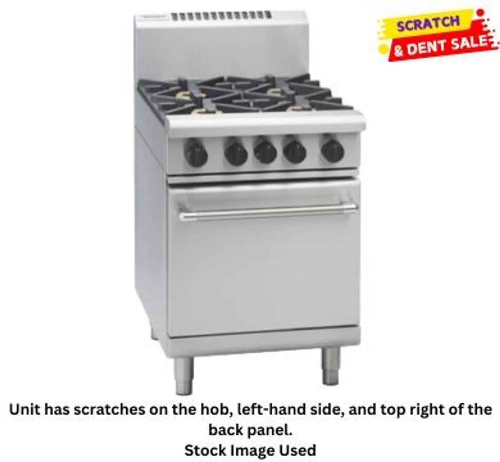 Waldorf 800 Series RN8410G - 600mm Gas Range Static Oven - Clearance (3)