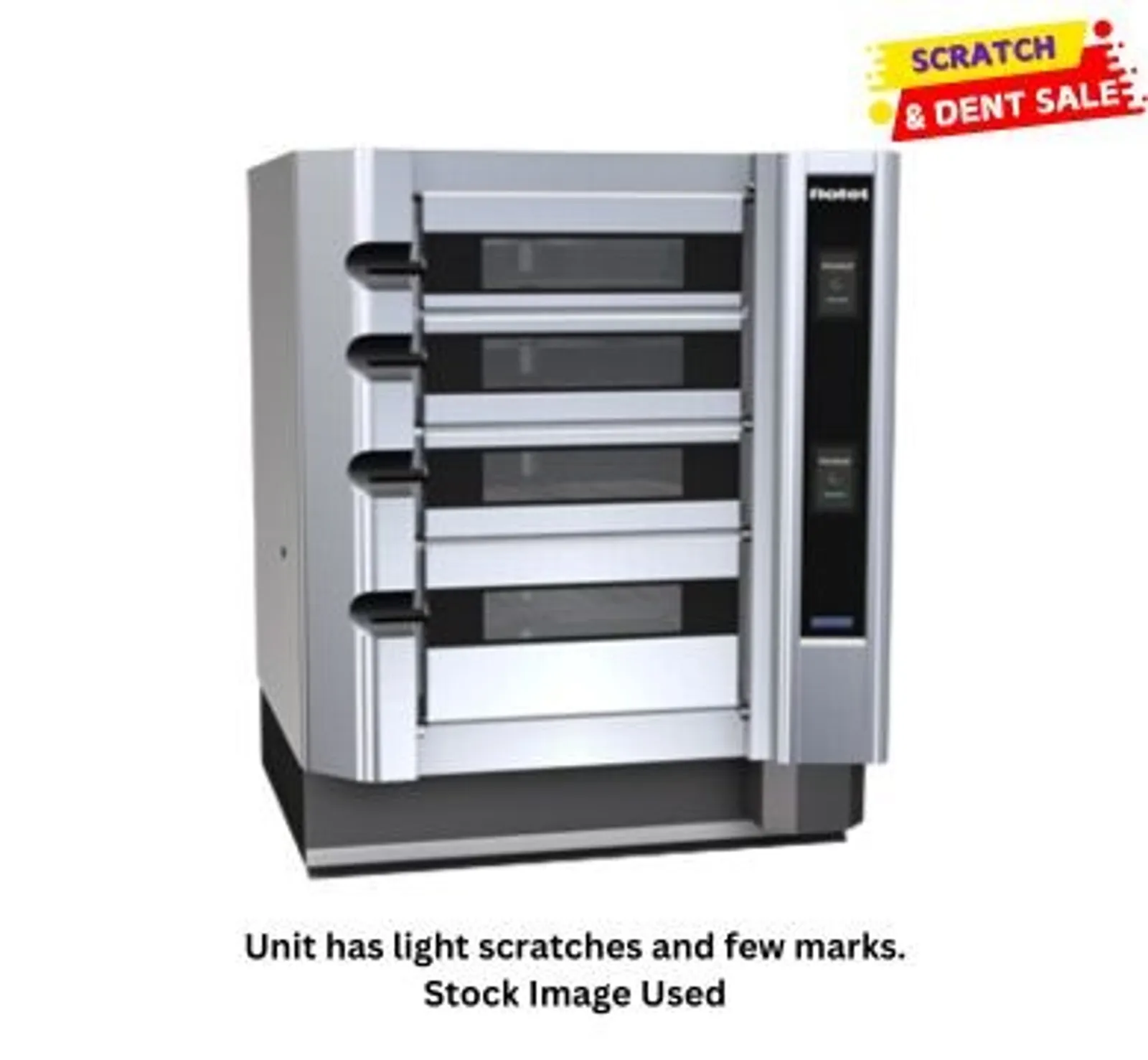 Rotel AUR3M4D1S - VTL Advantage 4 Deck, 1 Split Bakery Oven - Clearance