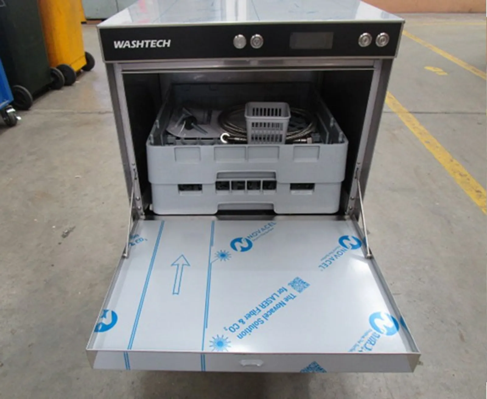 Washtech XU - Economy Undercounter Dishwasher / Glasswasher - 500mm Rack - Clearance