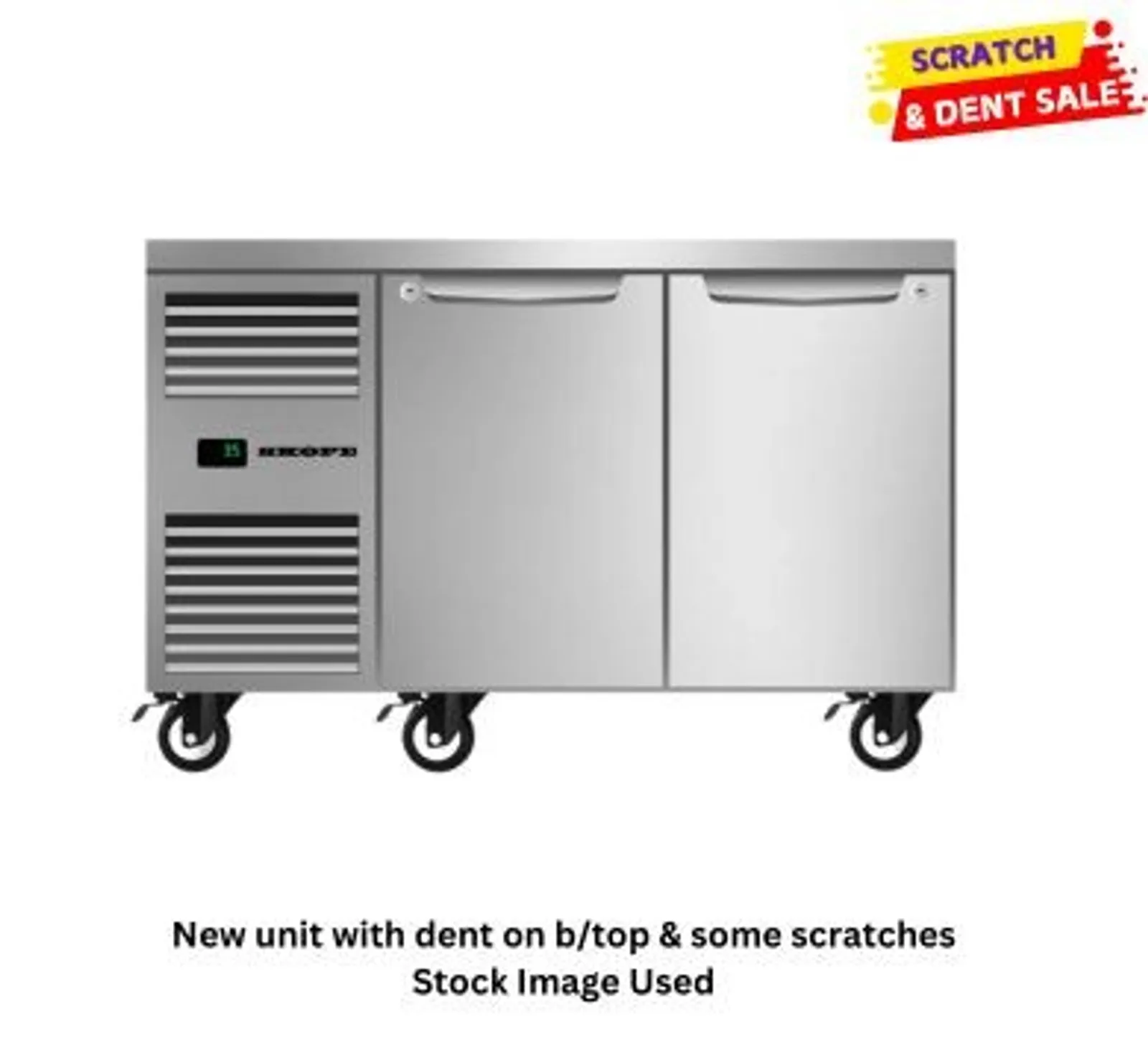 SKOPE ProSpec PG11.UBR.2.SD - 2 Solid Door Underbench GN 1/1 Fridge - Clearance