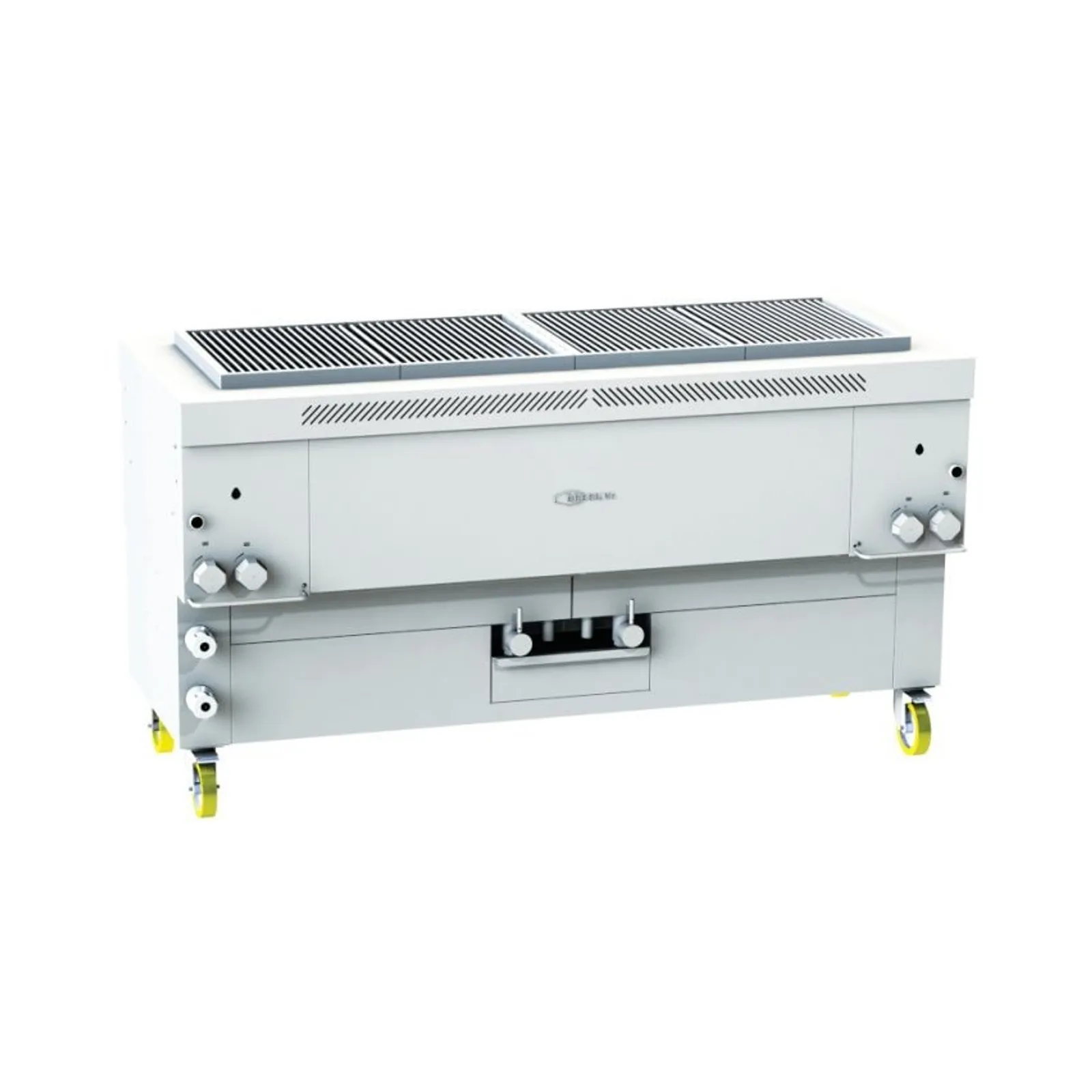 Gresilva GRE.H3.A10-1 - GHPI 3F/1700 Direct Heat Mega Gas Grill with Auto-Feed Waterbath - Grill area 1496mm x 478mm