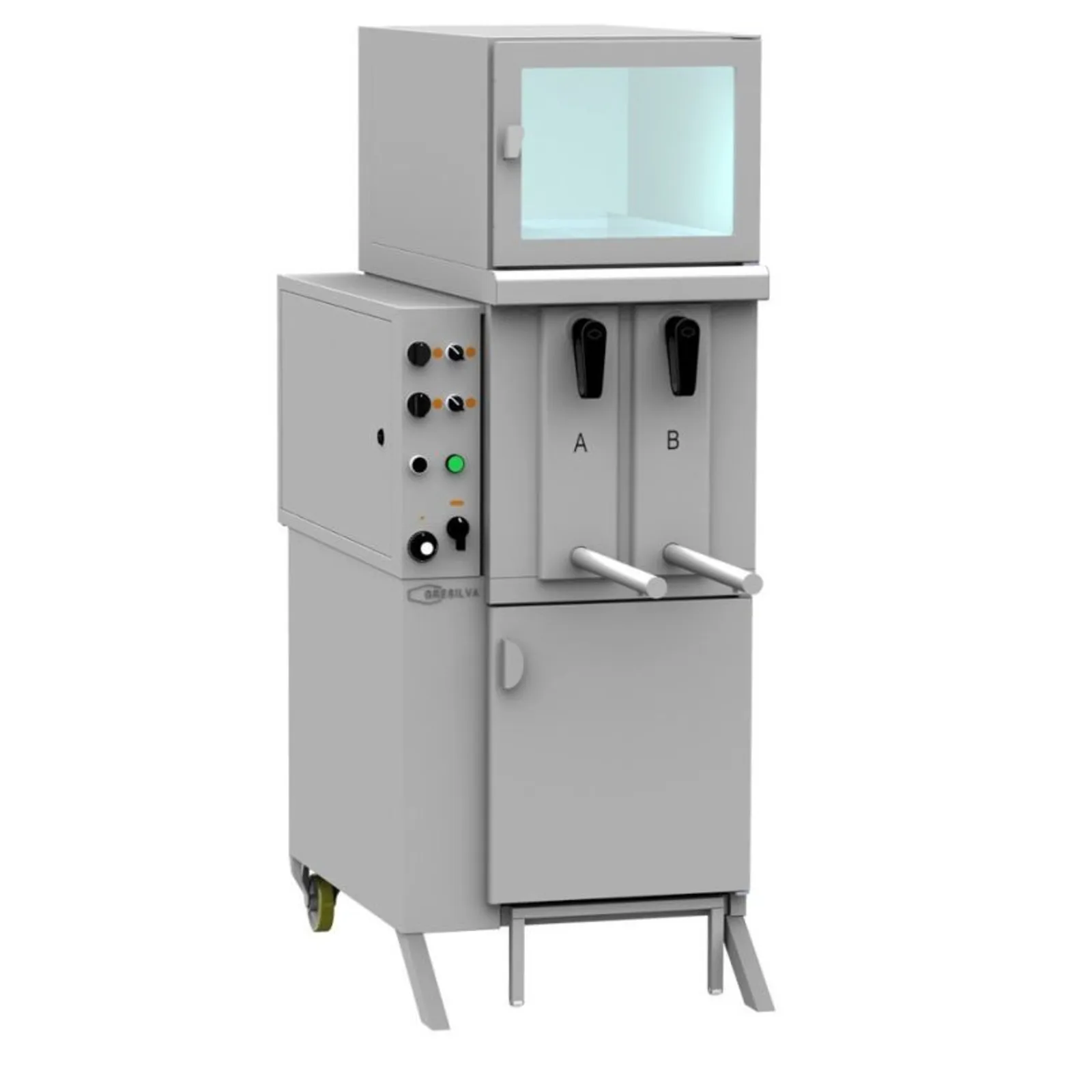 Gresilva GRE.V2.A10-1 - Electric 2 Module Vertical Grill with Auto-Feed Waterbath