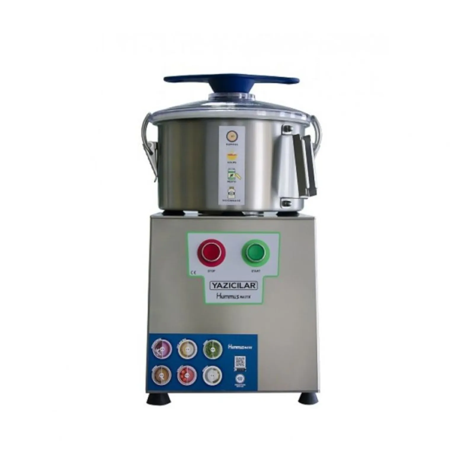 Yazicilar L9DPSME - 9 litre Single Speed Food Cutter Processor with Scraper