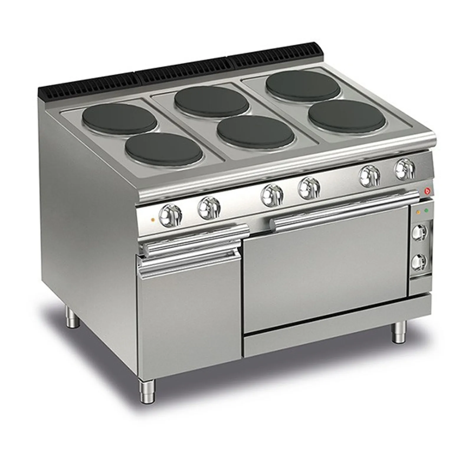 Baron Q70PCF/E120 - 6 Burner Electric Cook Top With Electric Oven