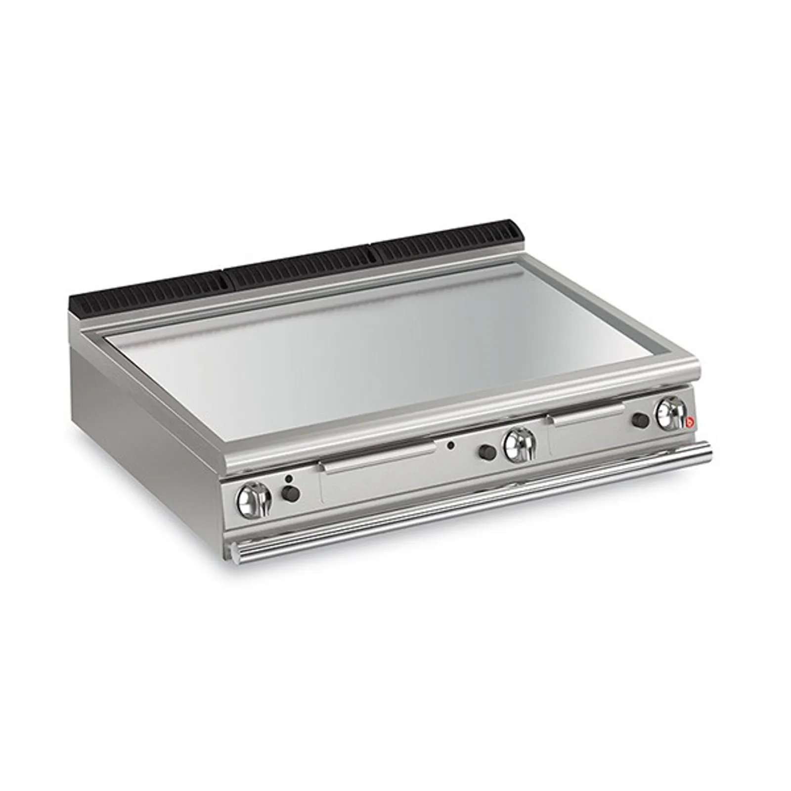 Baron Q70FTT/G1205 - 3 Burner Gas Fry Top with Smooth Chrome Plate and Thermostat Control