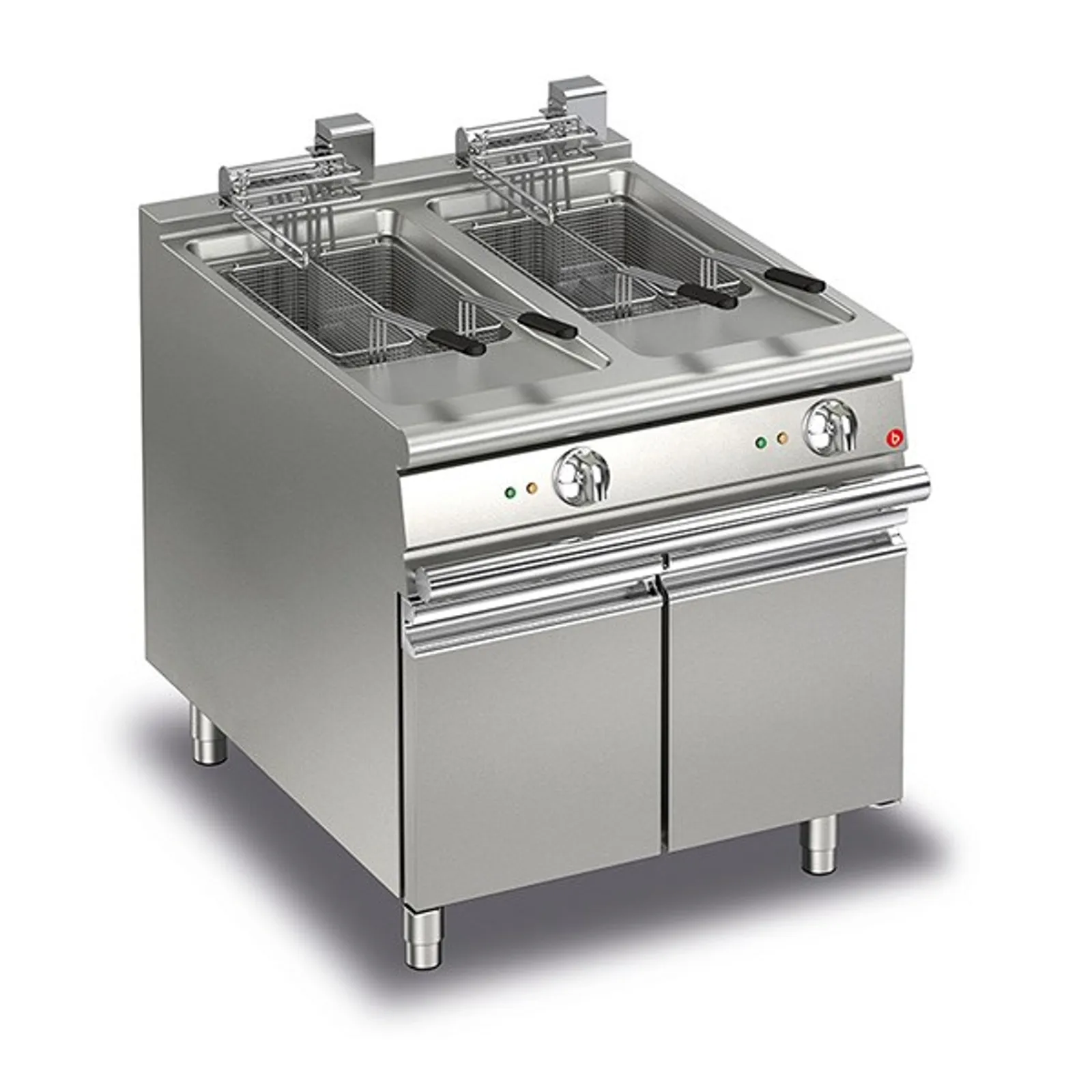 Baron Q70FRI/E815 - 15+15L Double Basin Electric Deep Fryer