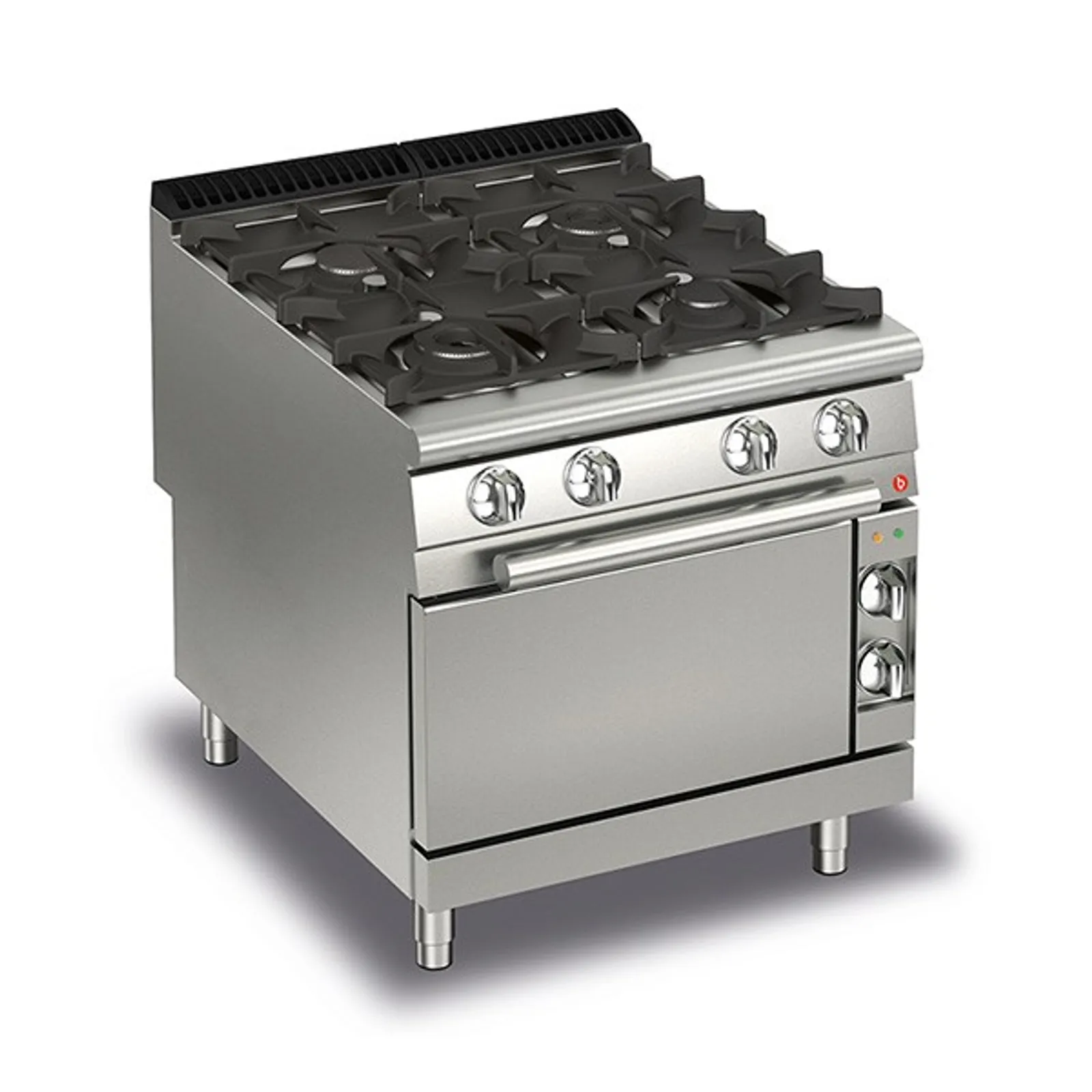 Baron Q90PCF/G8005 - 4 Burner Gas Cook Top with Gas Oven