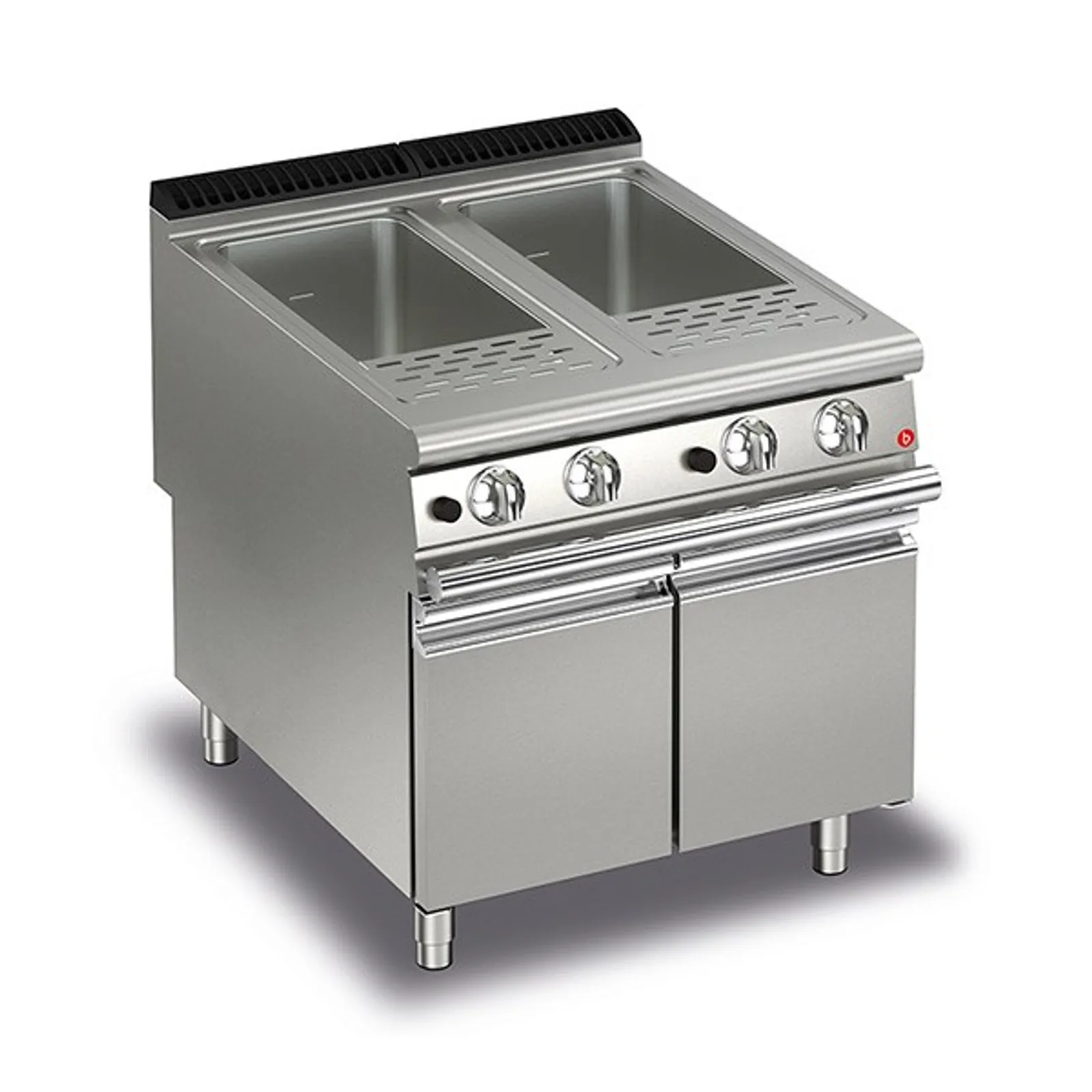 Baron Q90CP/G800 - 40+40L Double Basin Gas Pasta Cooker