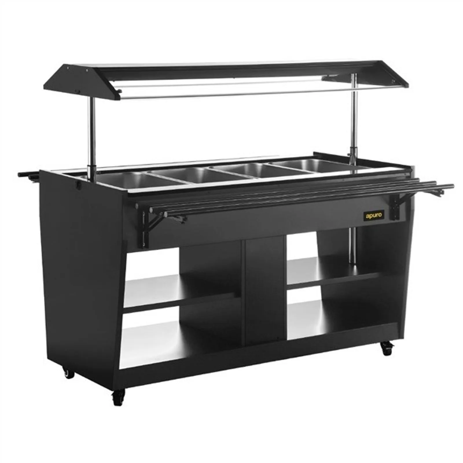 Apuro  JA179-A Heated Buffet Bar Black